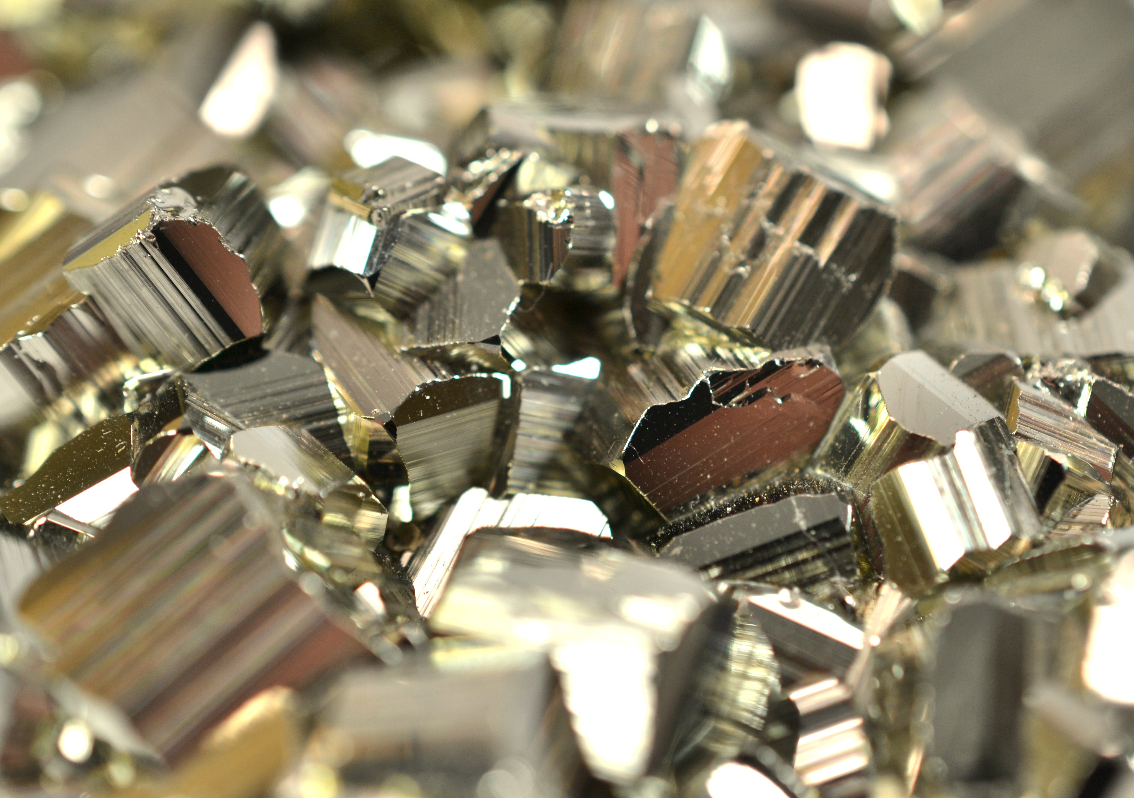 Crystalline Pyrite Specimen with 10-20mm Crystals, 2.5-3 inch
