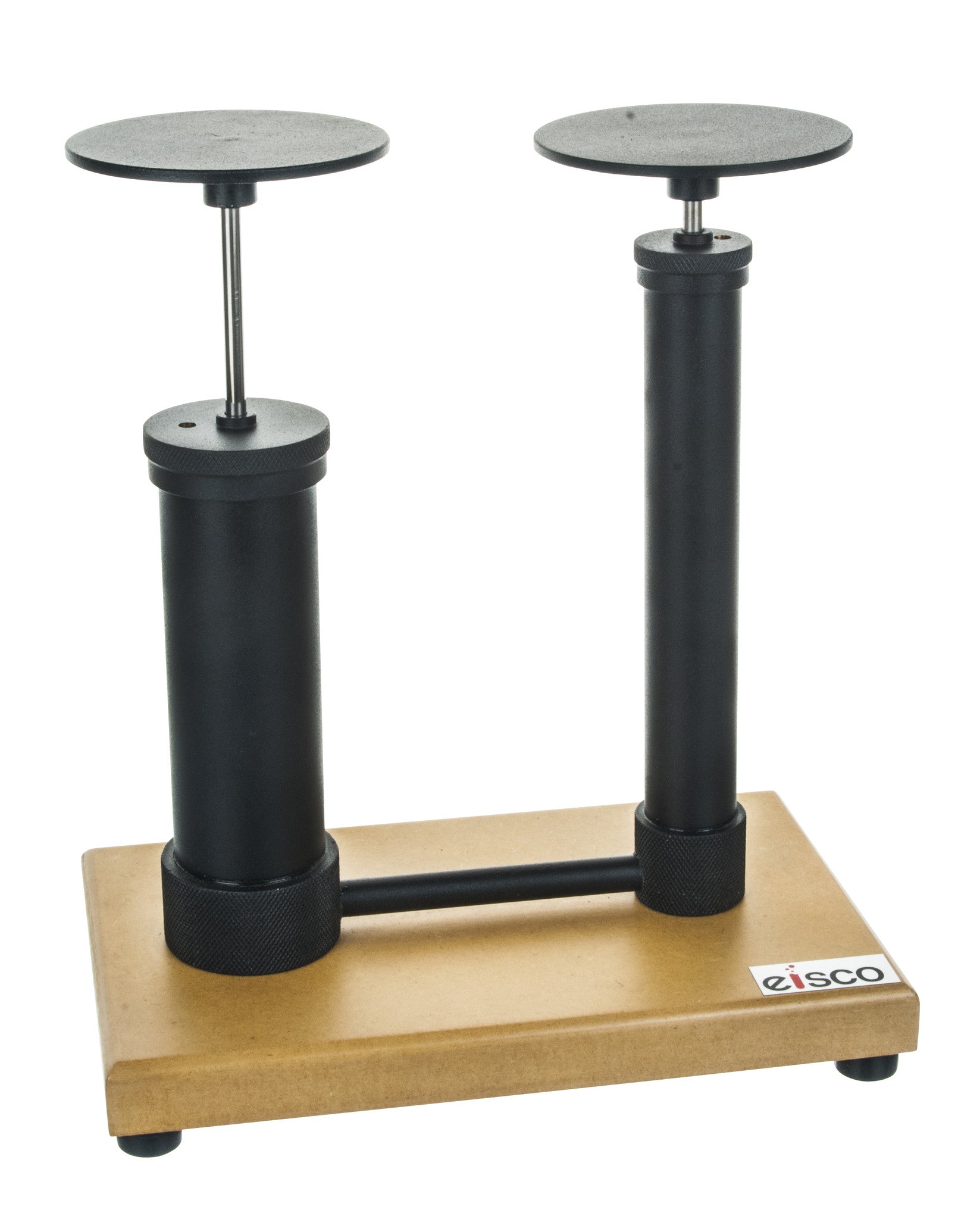 Fluid Pressure Transmissibility Apparatus on Wooden Base