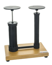 Fluid Pressure Transmissibility Apparatus on Wooden Base