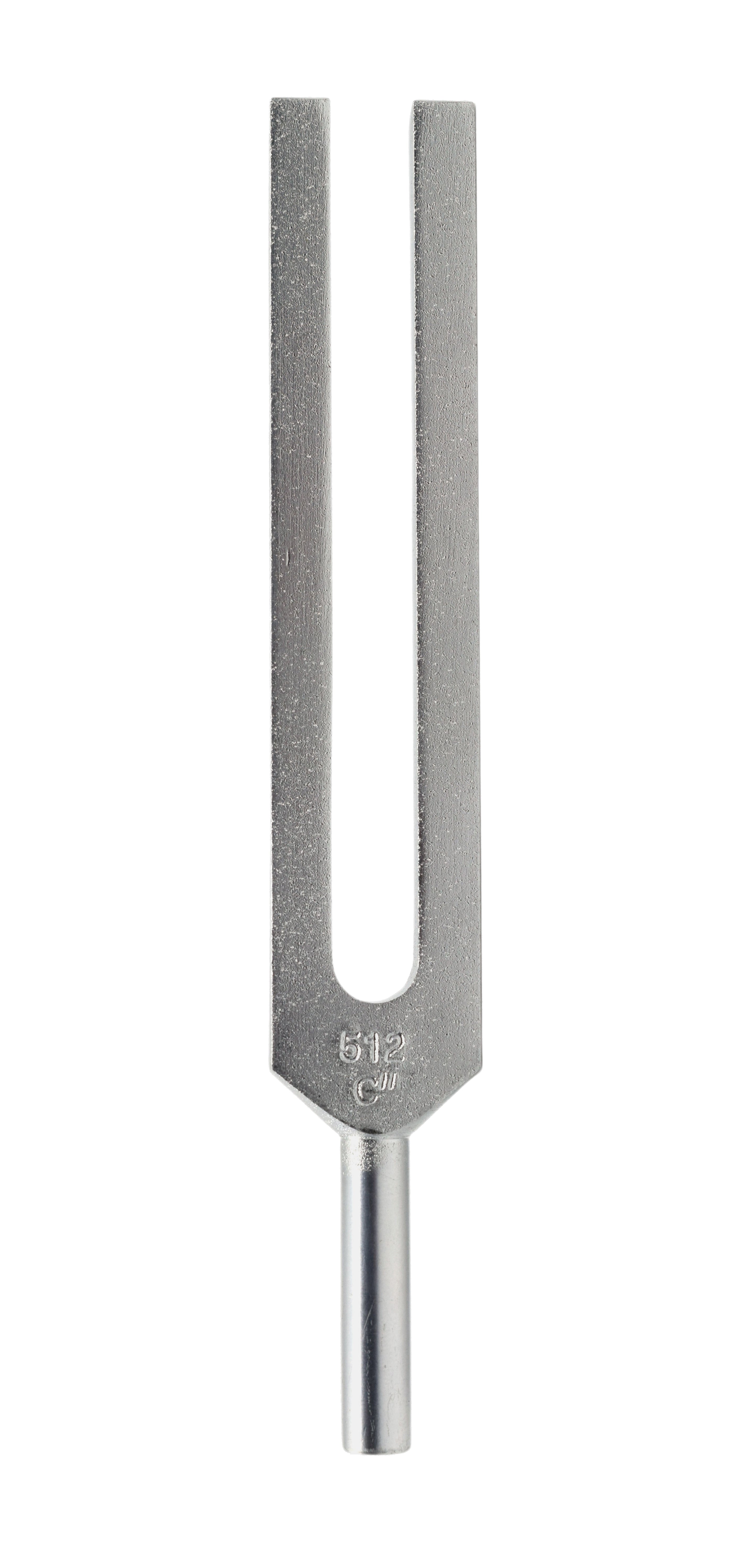 Aluminum Tuning Fork with Round Stem, 512Hz (Note C)