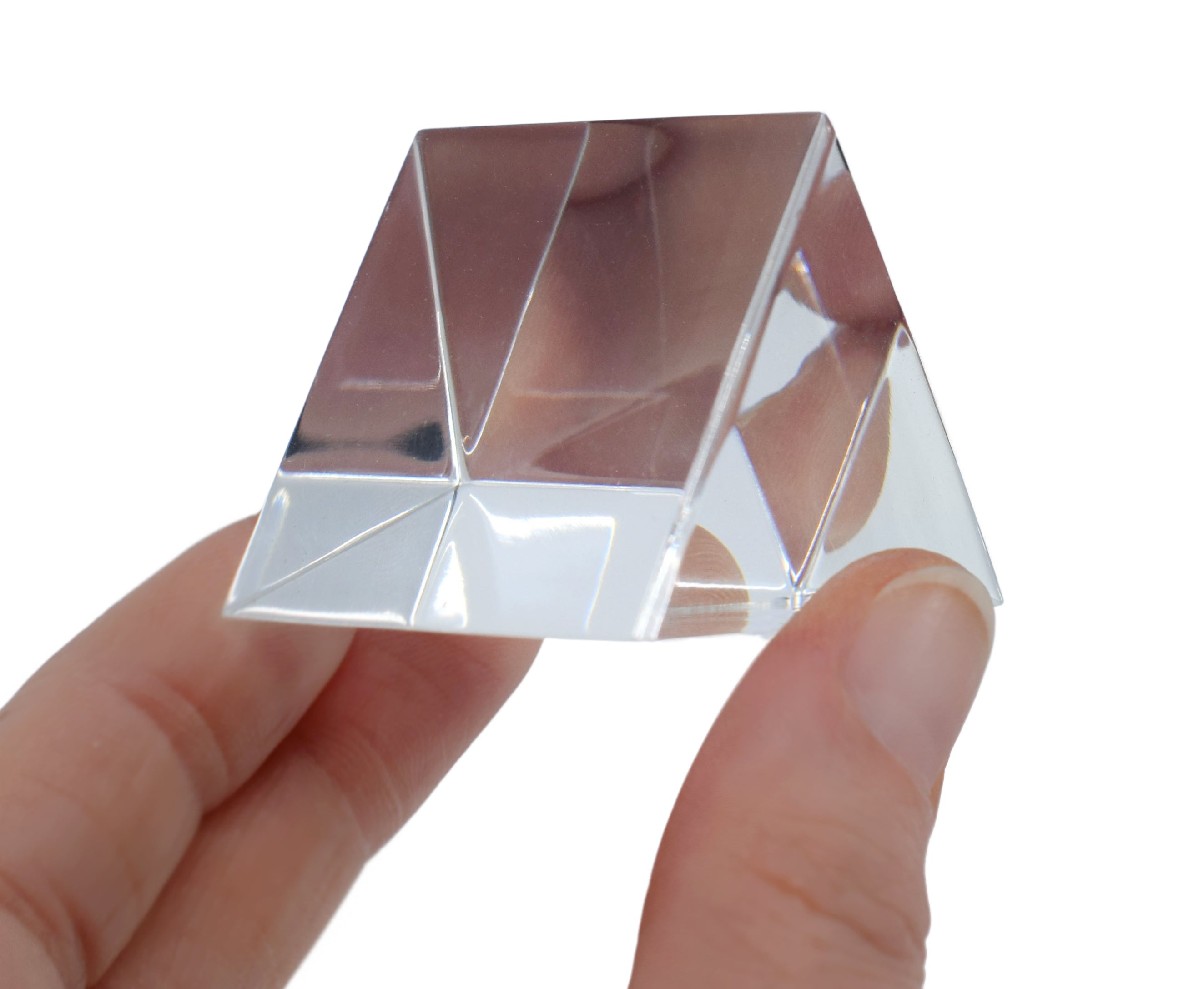Equilateral Acrylic Prism, 38mm Length, 38mm Faces