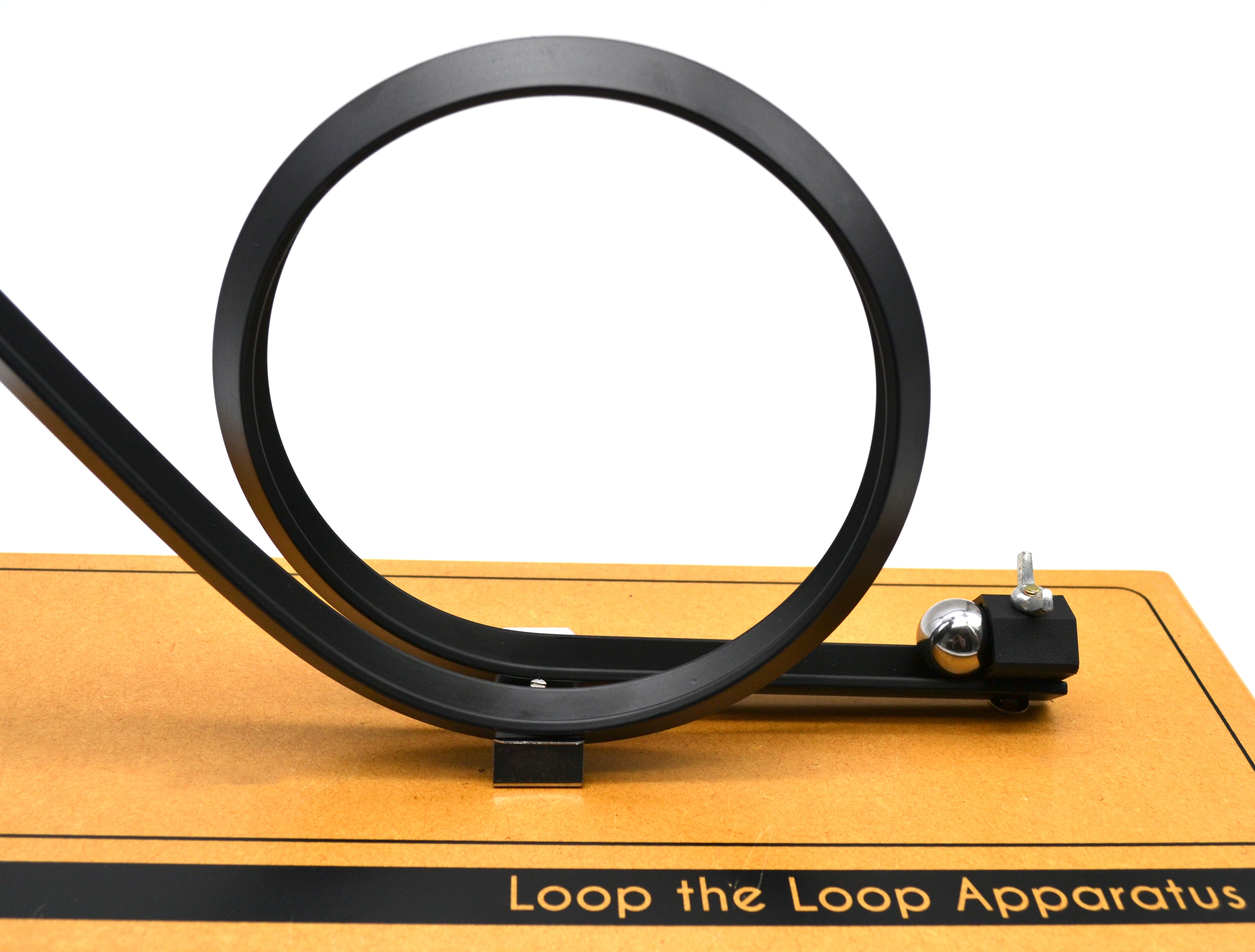 Loop-the-Loop Centripetal Demonstrator with 2 Steel Balls, 24 x 22"
