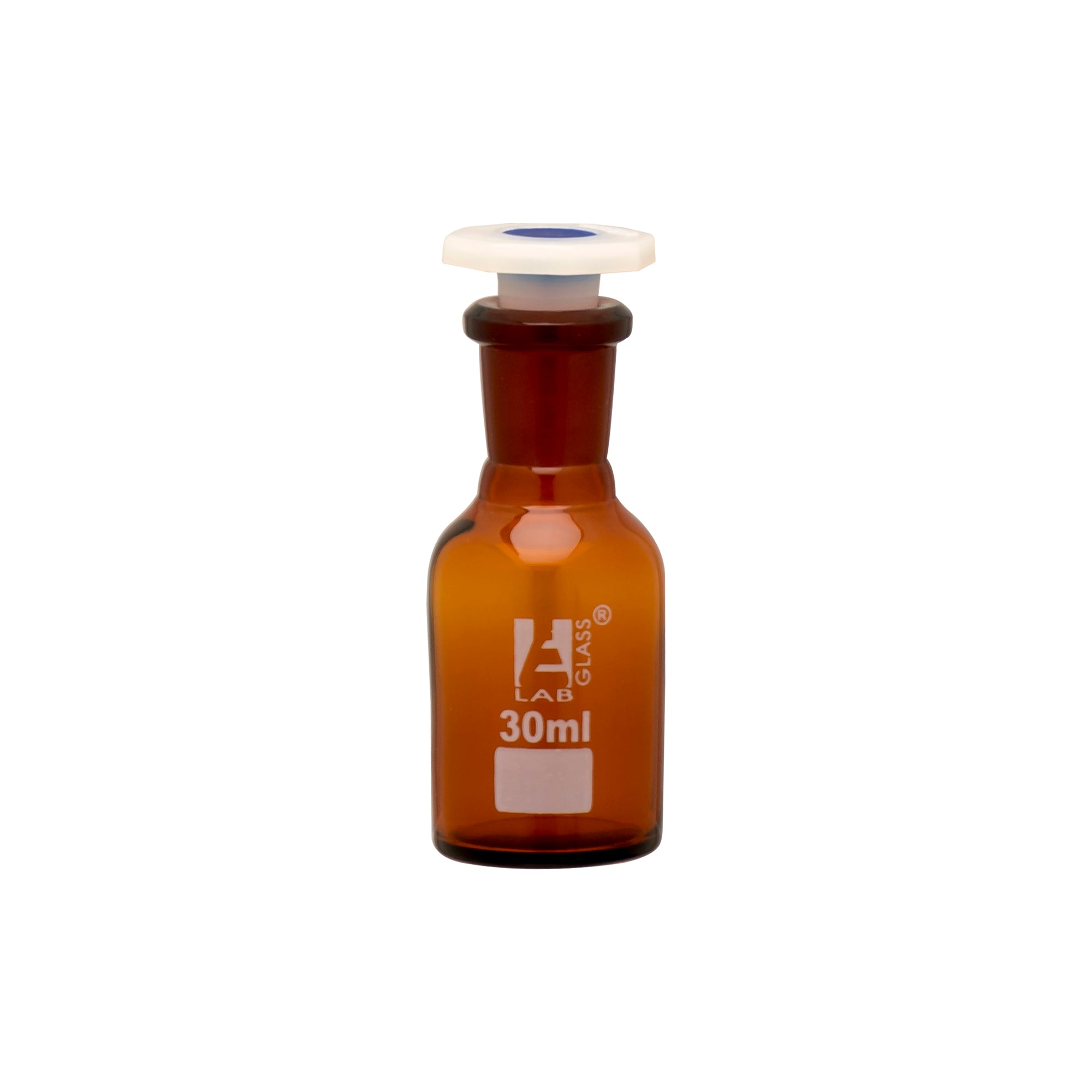 Narrow Mouth Amber Polypropylene Reagent Bottle with Acid-Proof Stopper