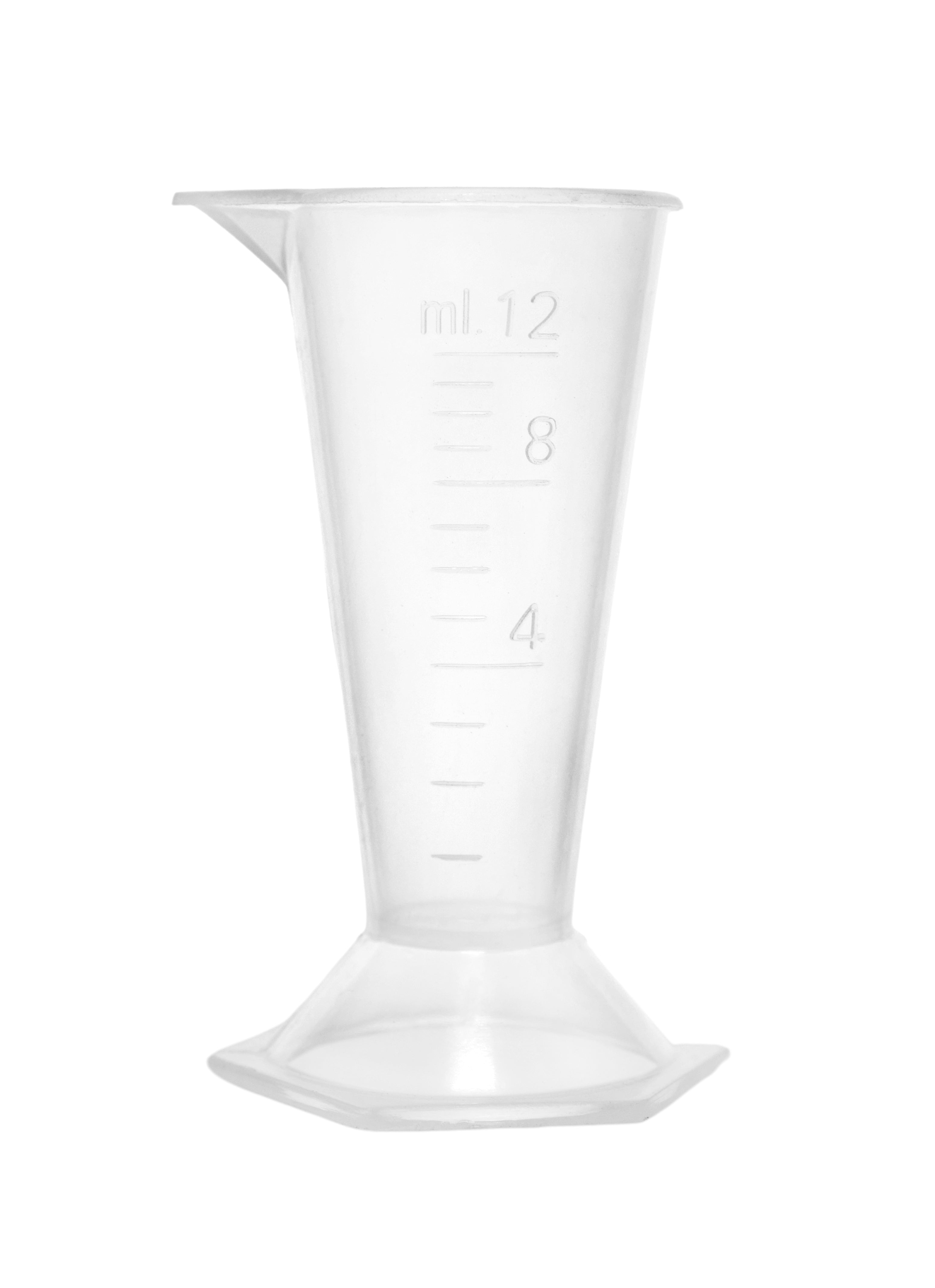 Translucent Polypropylene Conical Measure with Raised Graduations