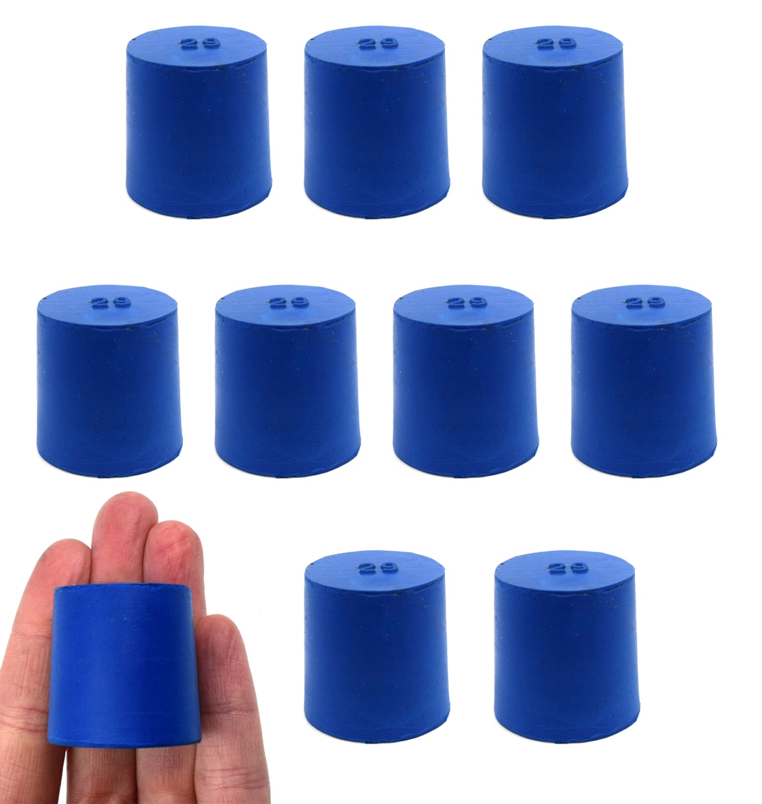 Solid Neoprene Stopper, 10-Pack