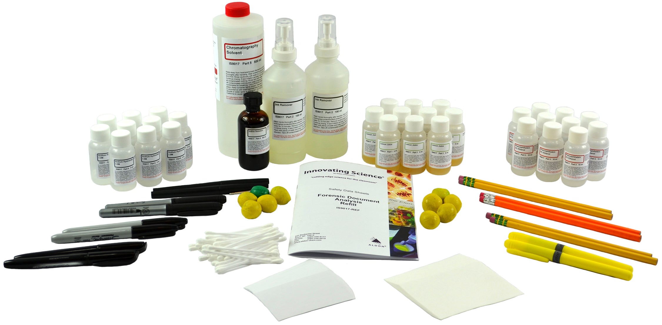 Forensic Document Analysis Comprehensive Lab Refill Kit