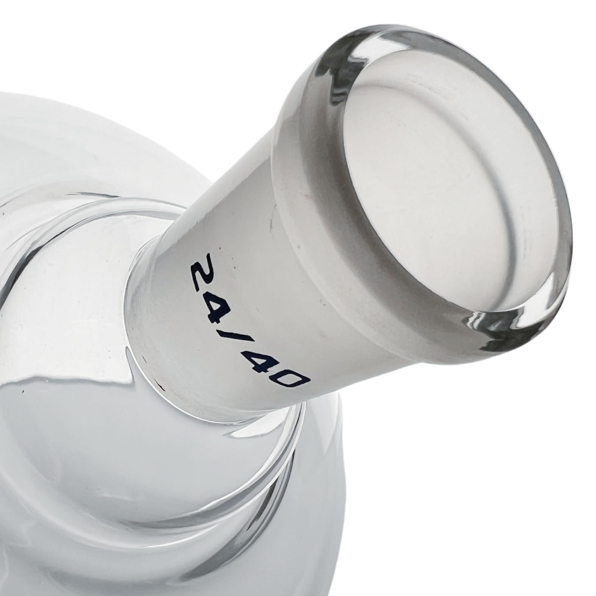 Flat Bottom Borosilicate Glass Boiling Flask with 24/40 Ground Joint, 2000mL