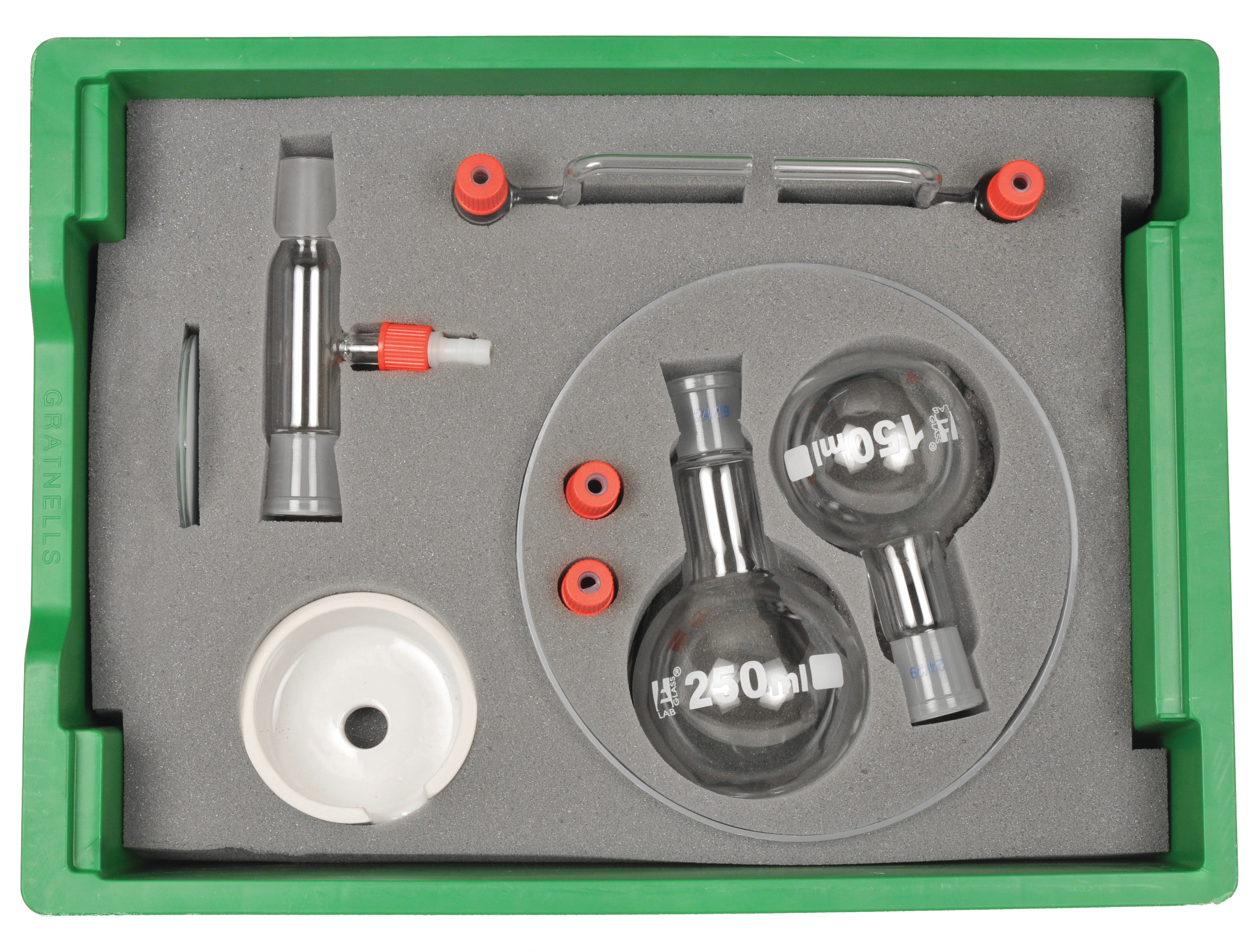 26-Piece Borosilicate Glass Gas Preparation Kit
