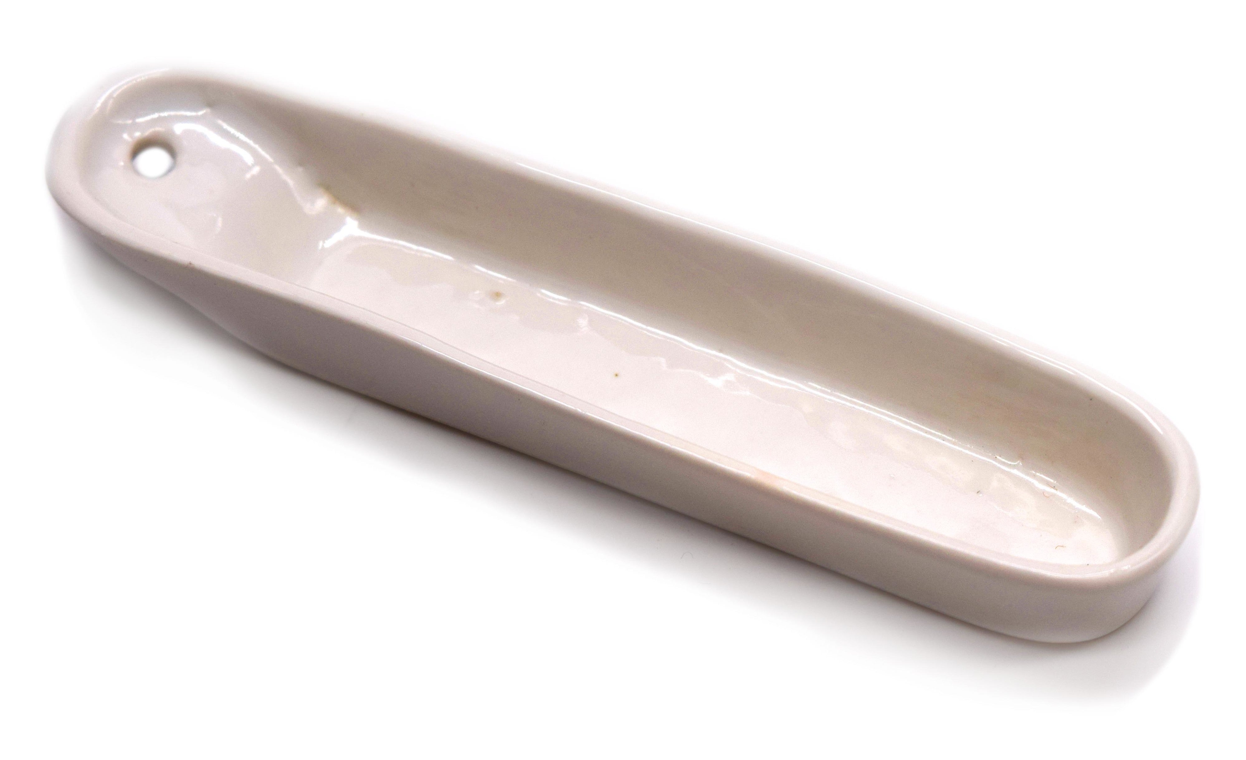 10-Pack Porcelain Combustion Boats with Handle, 4 x 1 inch