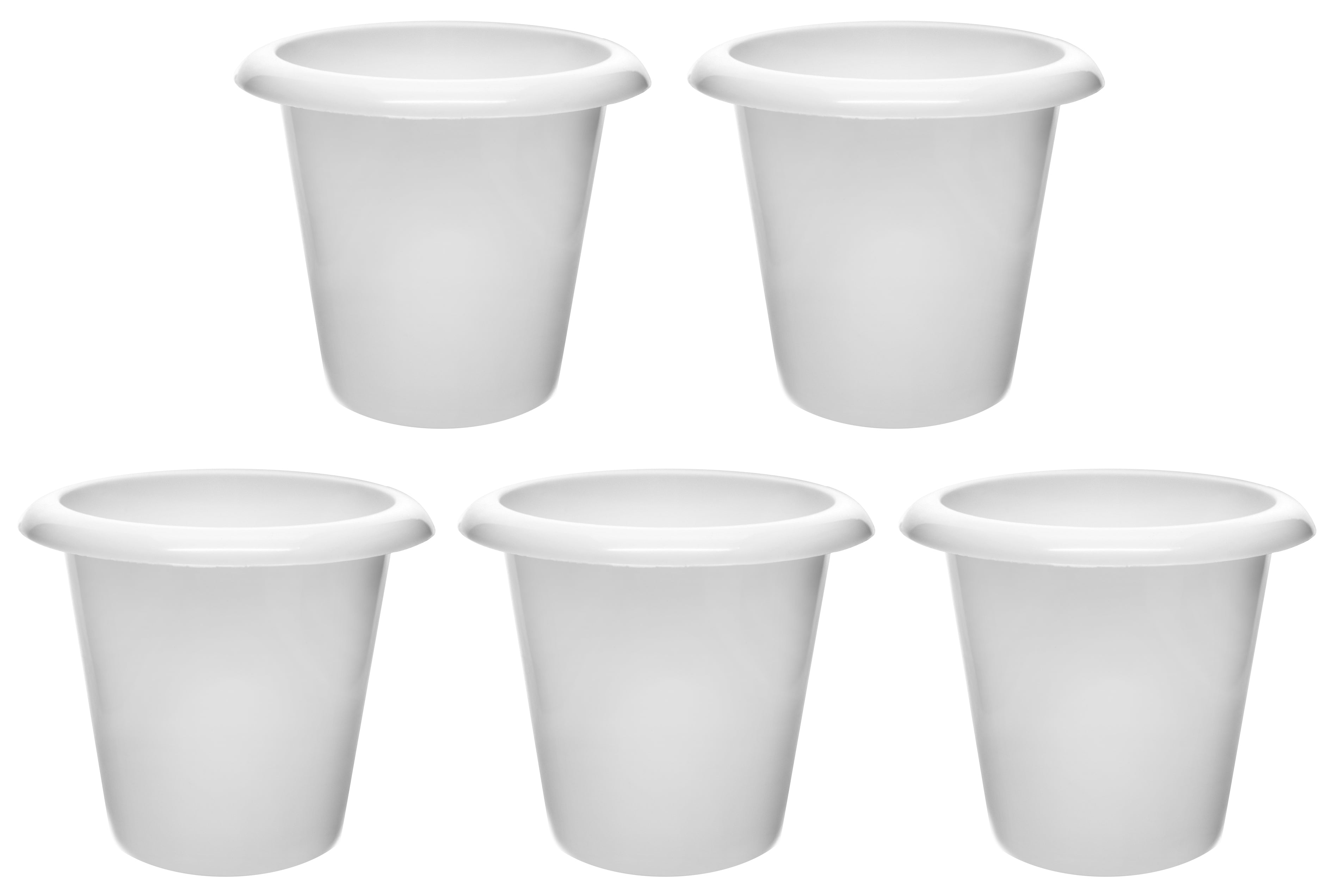 Polypropylene Plant Nursery Pot, 5-Pack