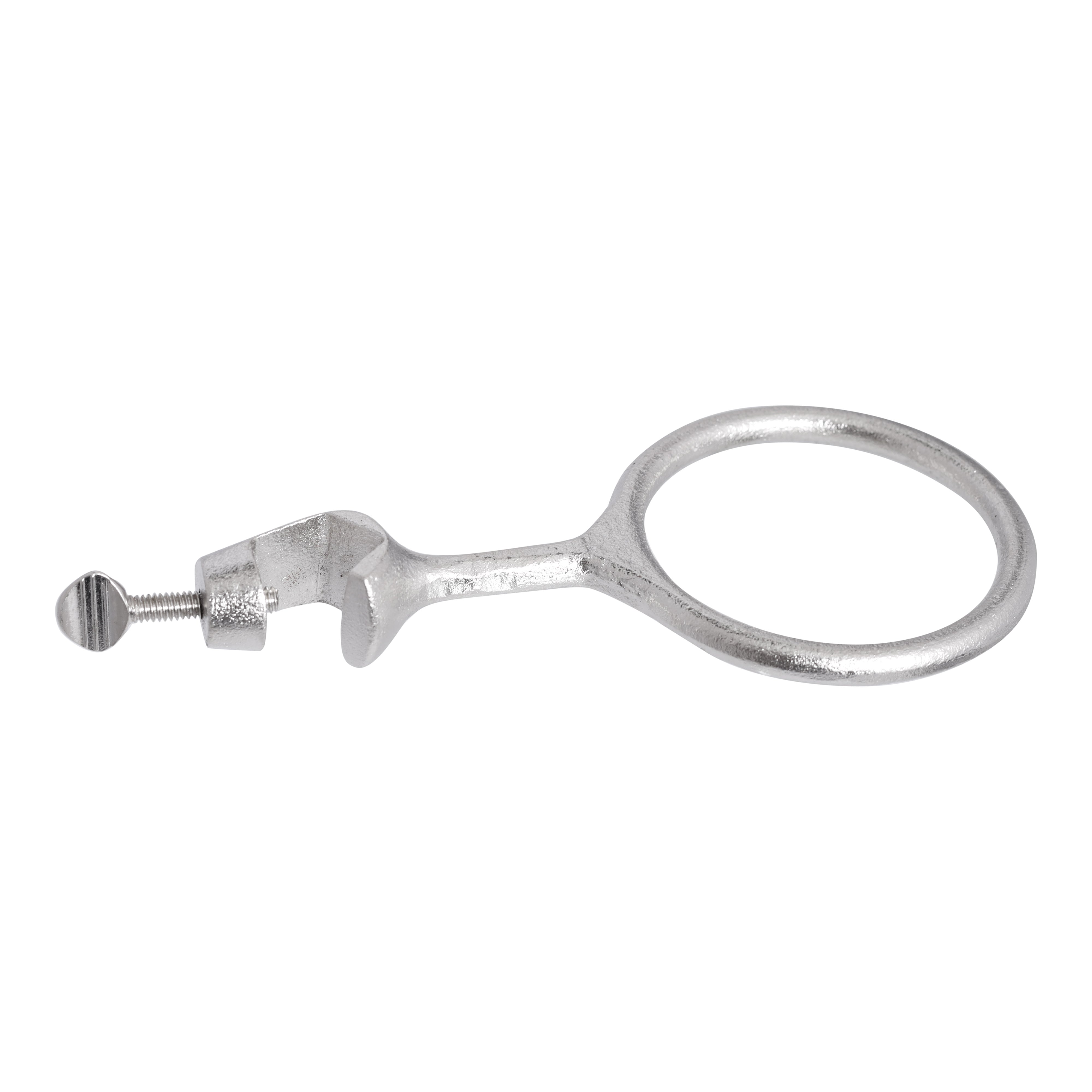 3" Closed Ring with Boss Head Clamp, 5" Long