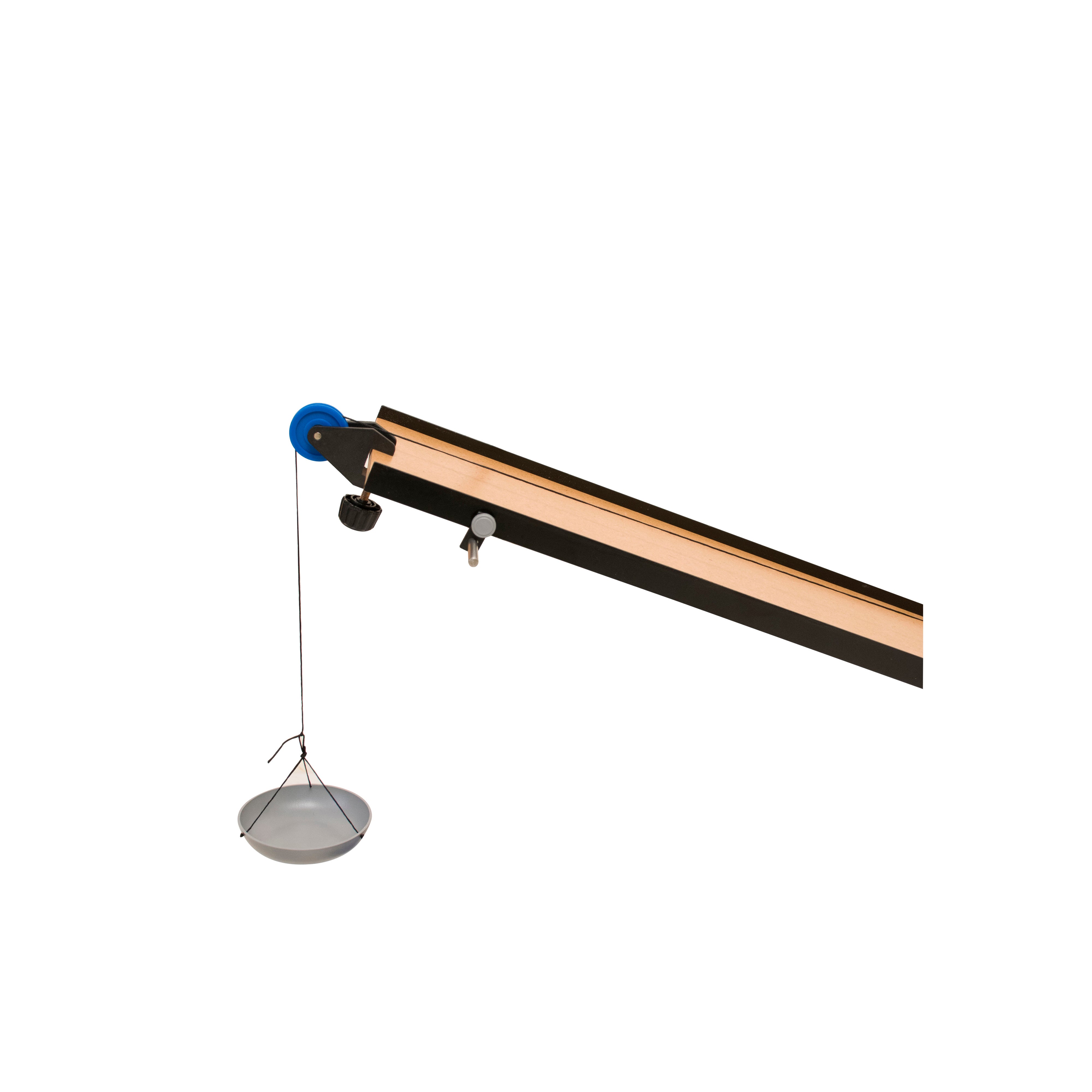 Inclined Plane Experiment Set with 48" MDF Board, Cart, and Pulley