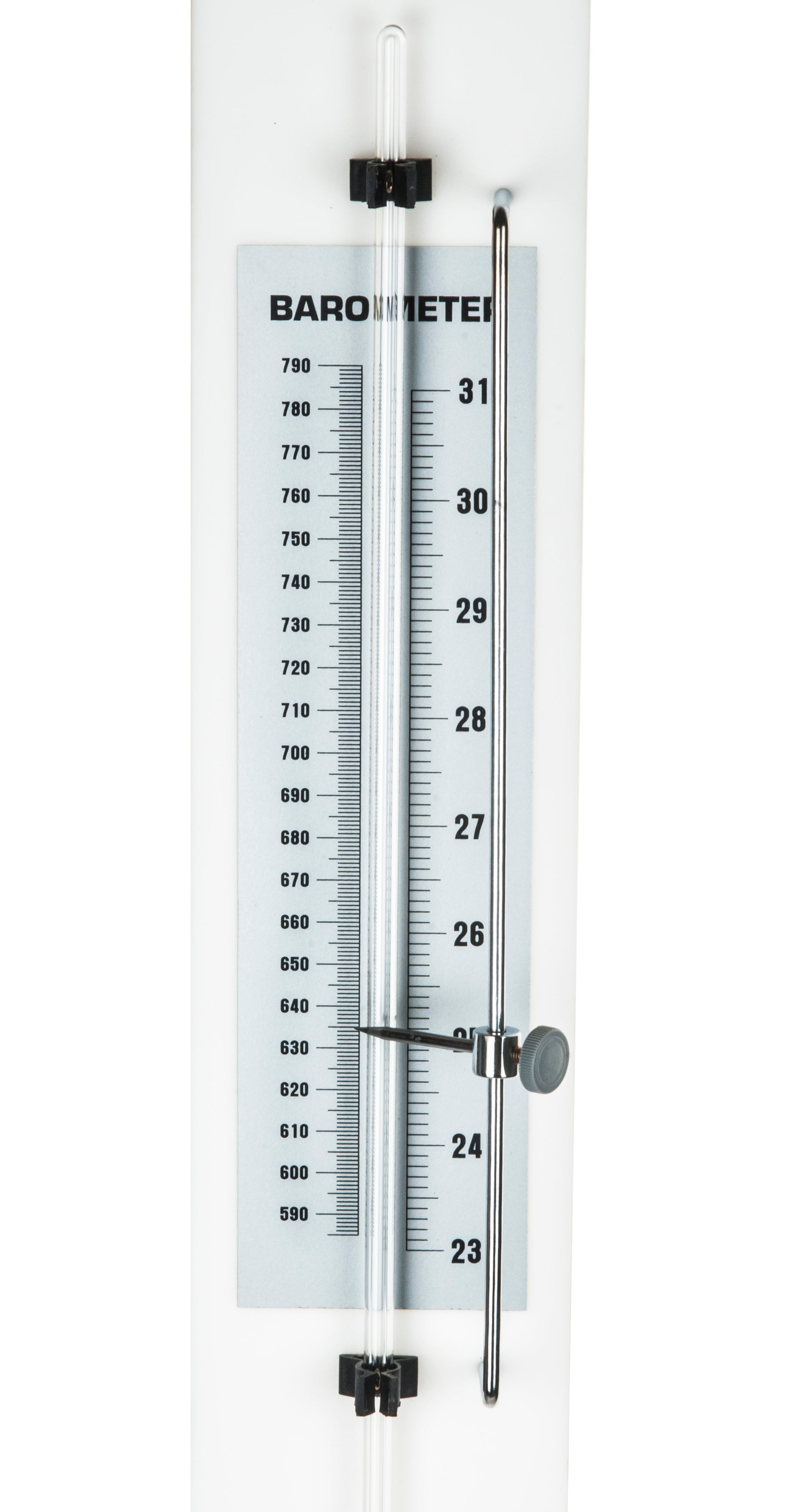 Syphon Barometer with Celsius and Fahrenheit Scales, 41" Long