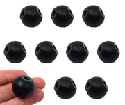 Black Molecular Model Atom, 2.2cm, 3 Holes, 10-Pack