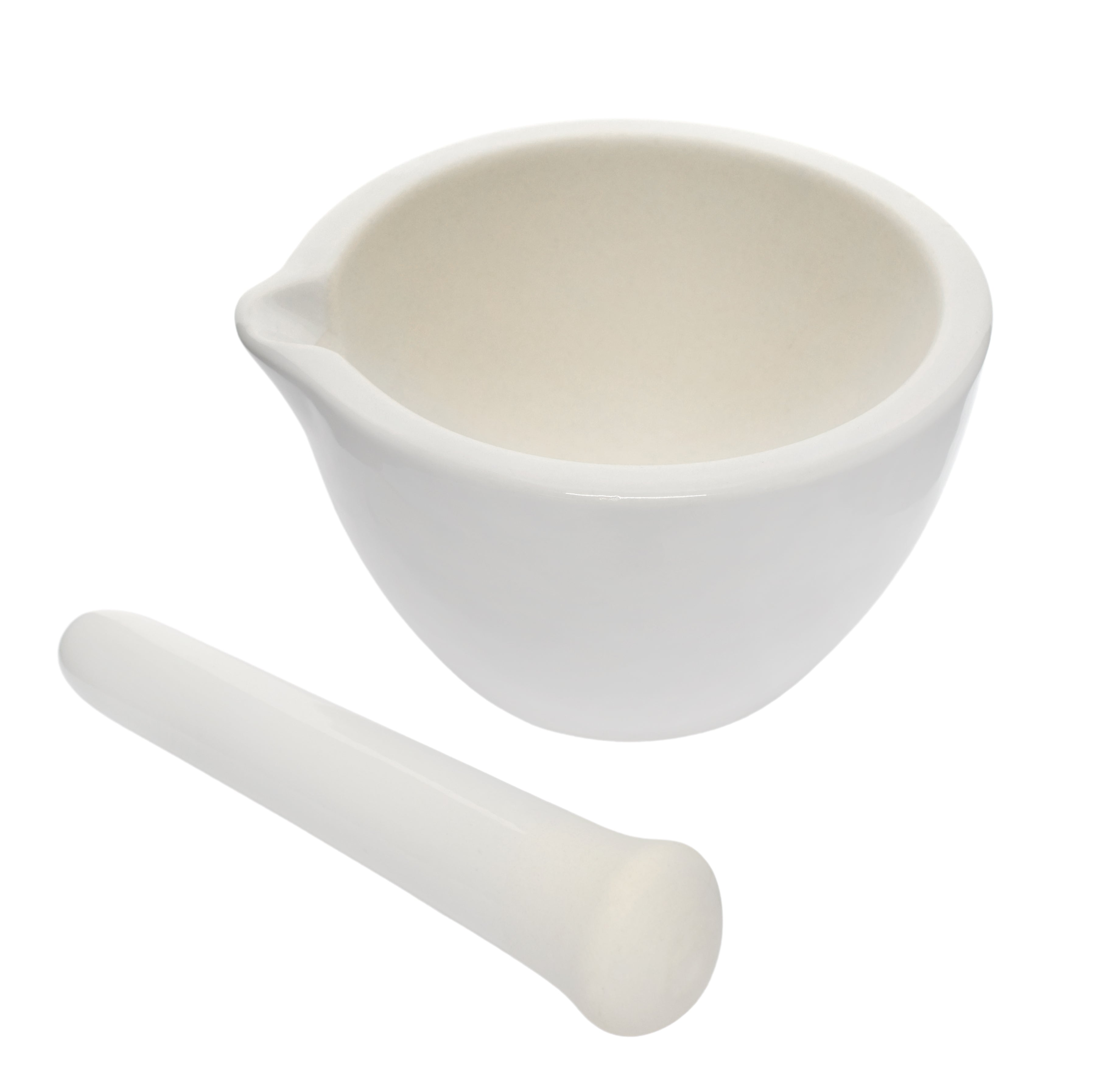 20-Pack Porcelain Mortar and Pestle Sets with Unglazed Grinding Surface, 2oz/60mL