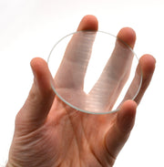Optically Worked Double Convex Glass Lens, 75mm Diameter, 300mm Focal Length, Alternate Model