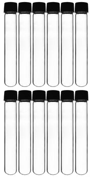 Round Bottom Borosilicate Glass Test Tube with Screw Cap