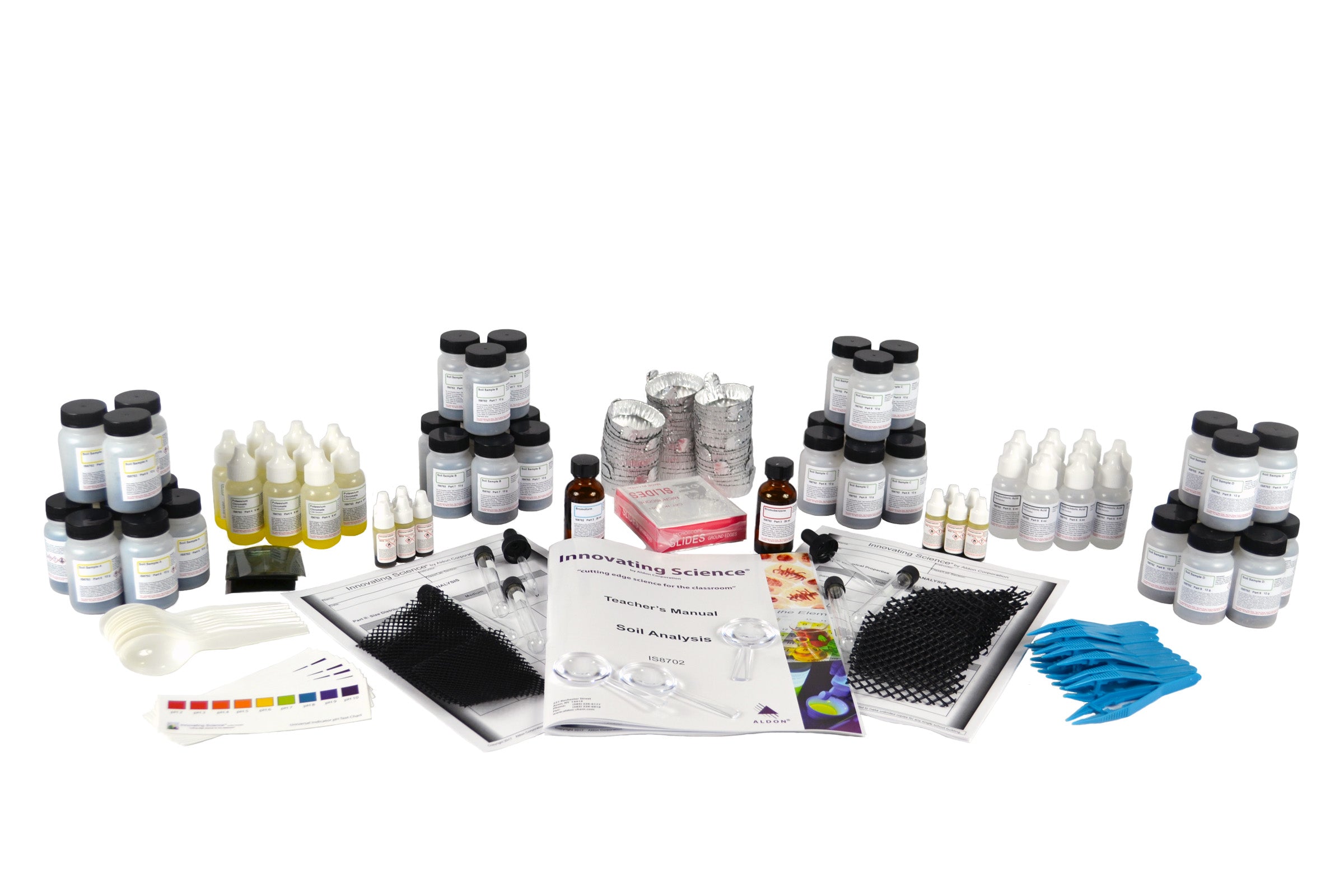 Earth Science Soil Analysis Kit for 10 Student Groups