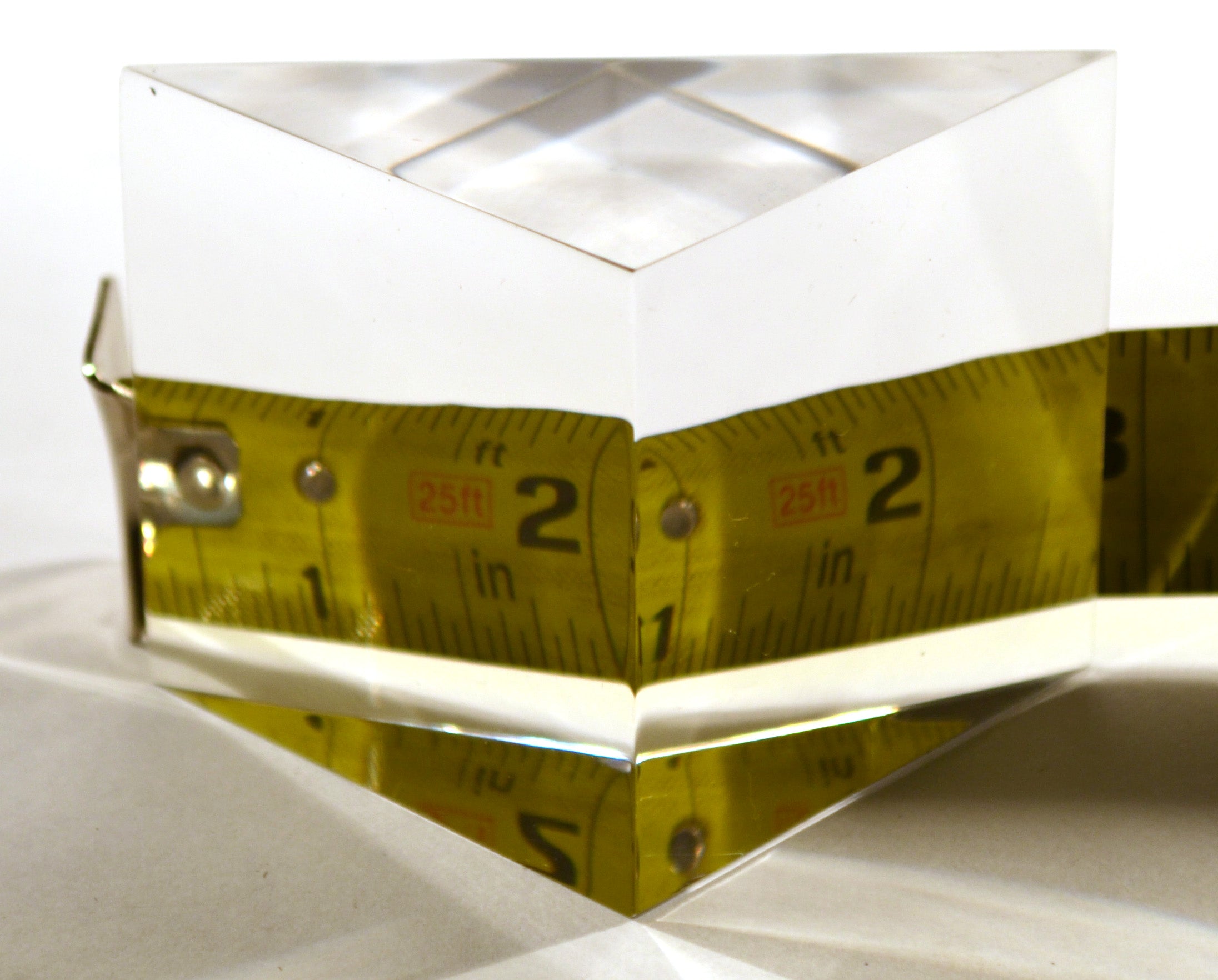 Right-Angled Acrylic Prism, 74mm Length, 50mm Hypotenuse