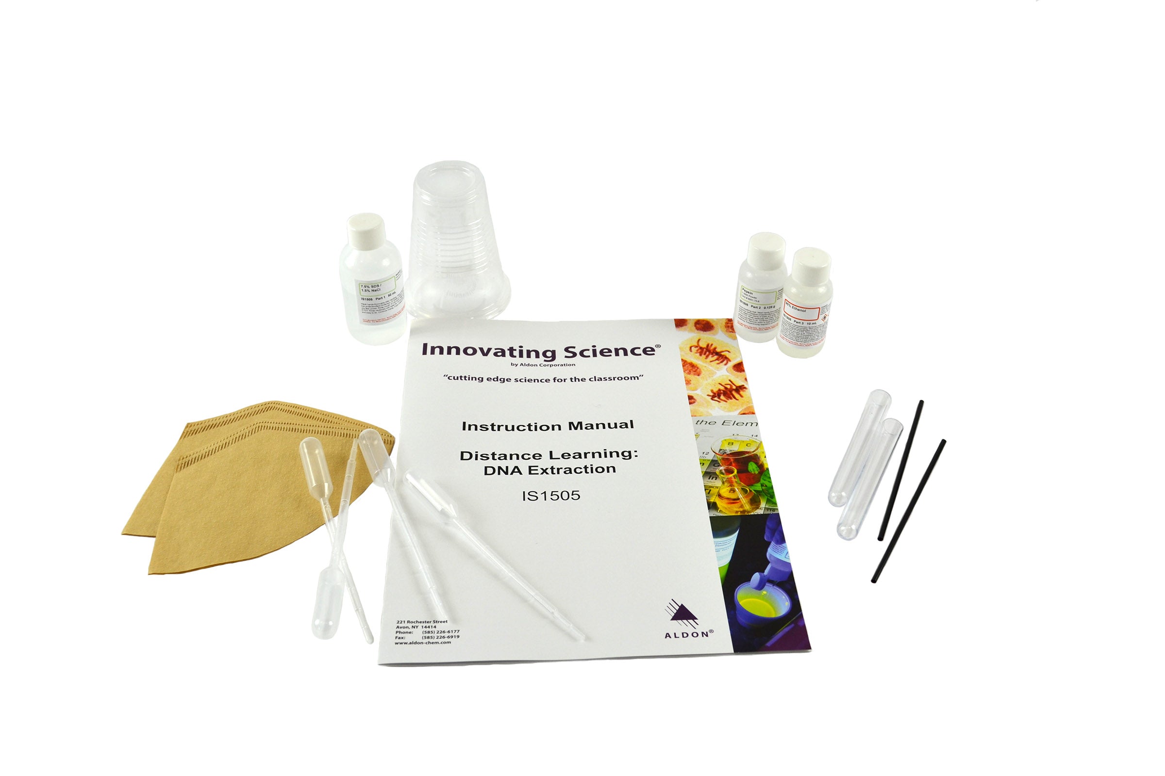 DNA Extraction from Plant Material Distance Learning Kit