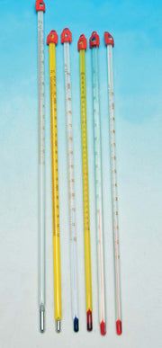 Red/Blue Spirit-Filled Thermometer, -10 to 110°C