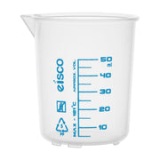 Premium Polypropylene Beaker, Blue Screen Printed