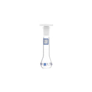 Class A Borosilicate Glass Volumetric Flask with Polyethylene Stopper, QR Certificate