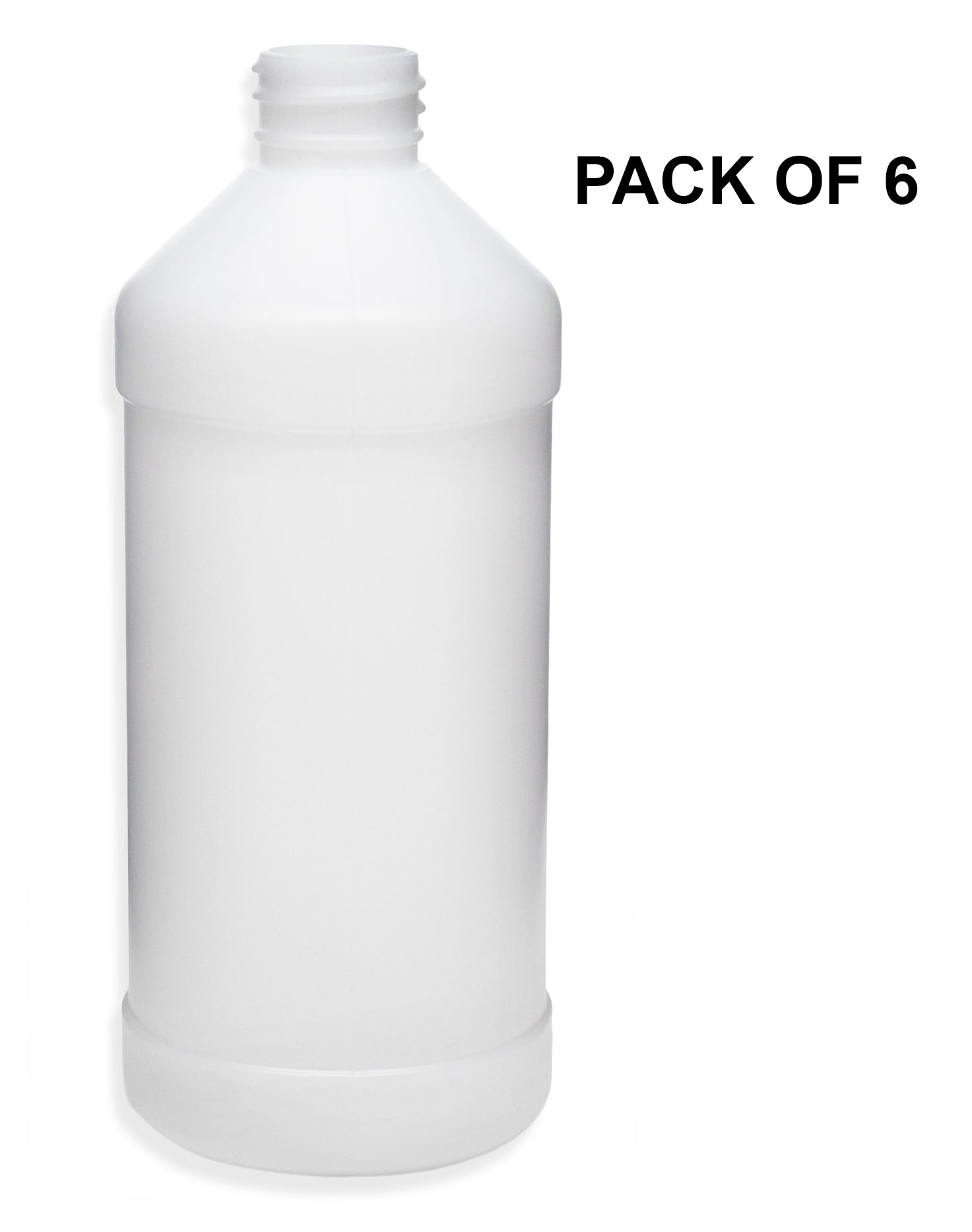 Translucent HDPE Chemical Bottle, Refillable
