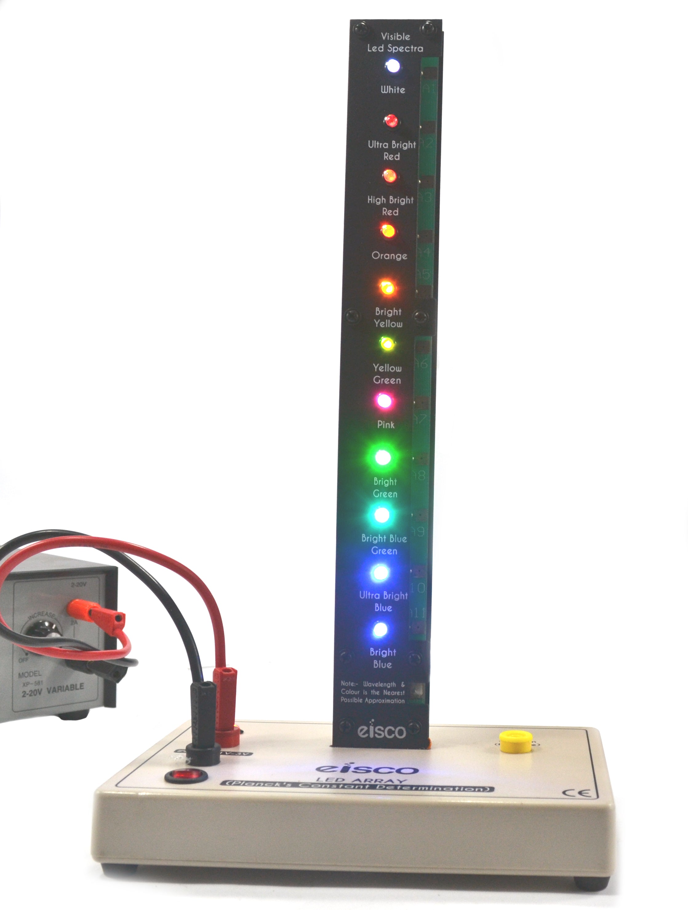 11-LED Array for Determining Planck's Constant