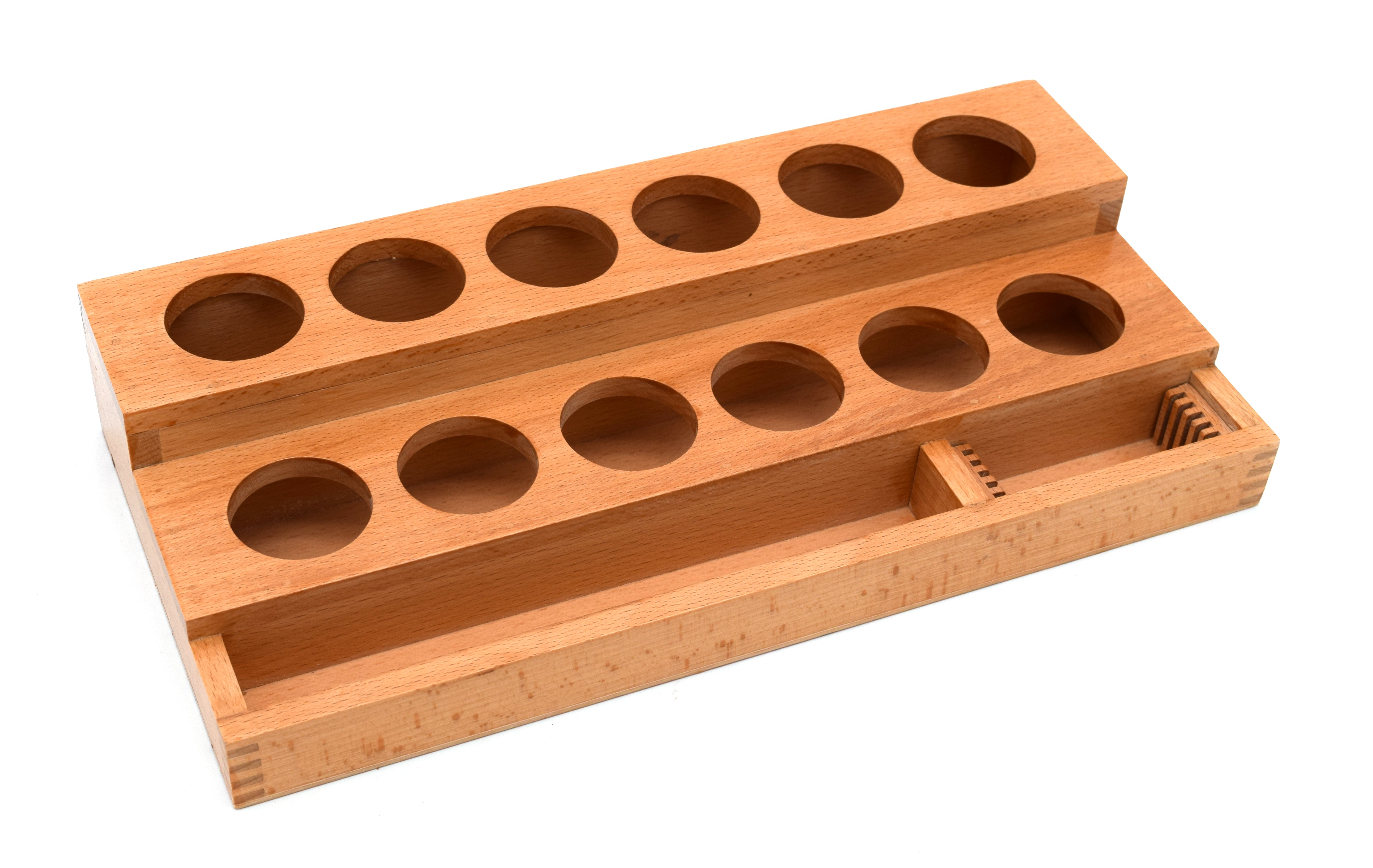 Wooden Staining Bottle Stand for 12 Bottles