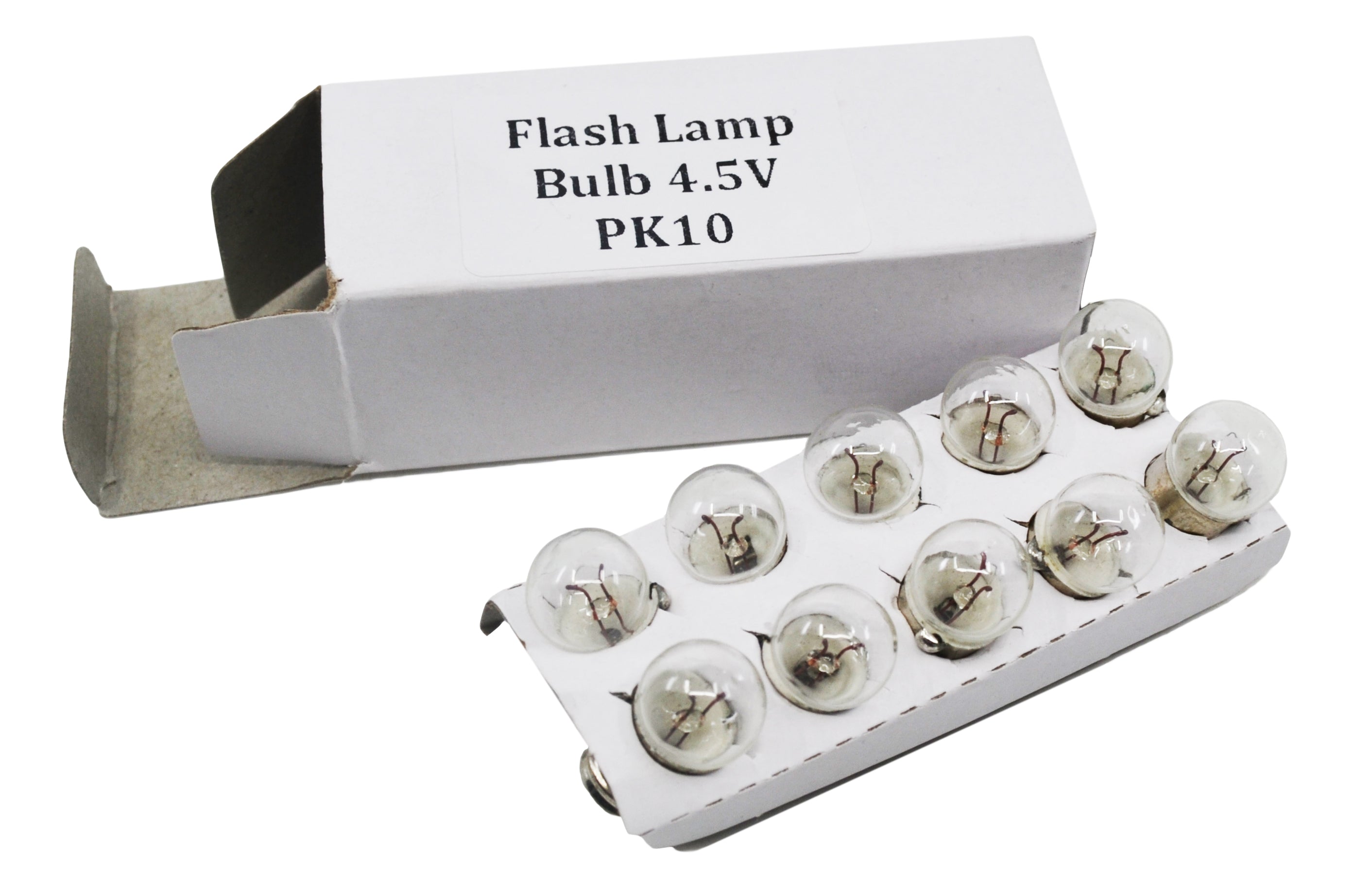 4.5V MES E10 Flash Lamp Bulbs, 10-Pack