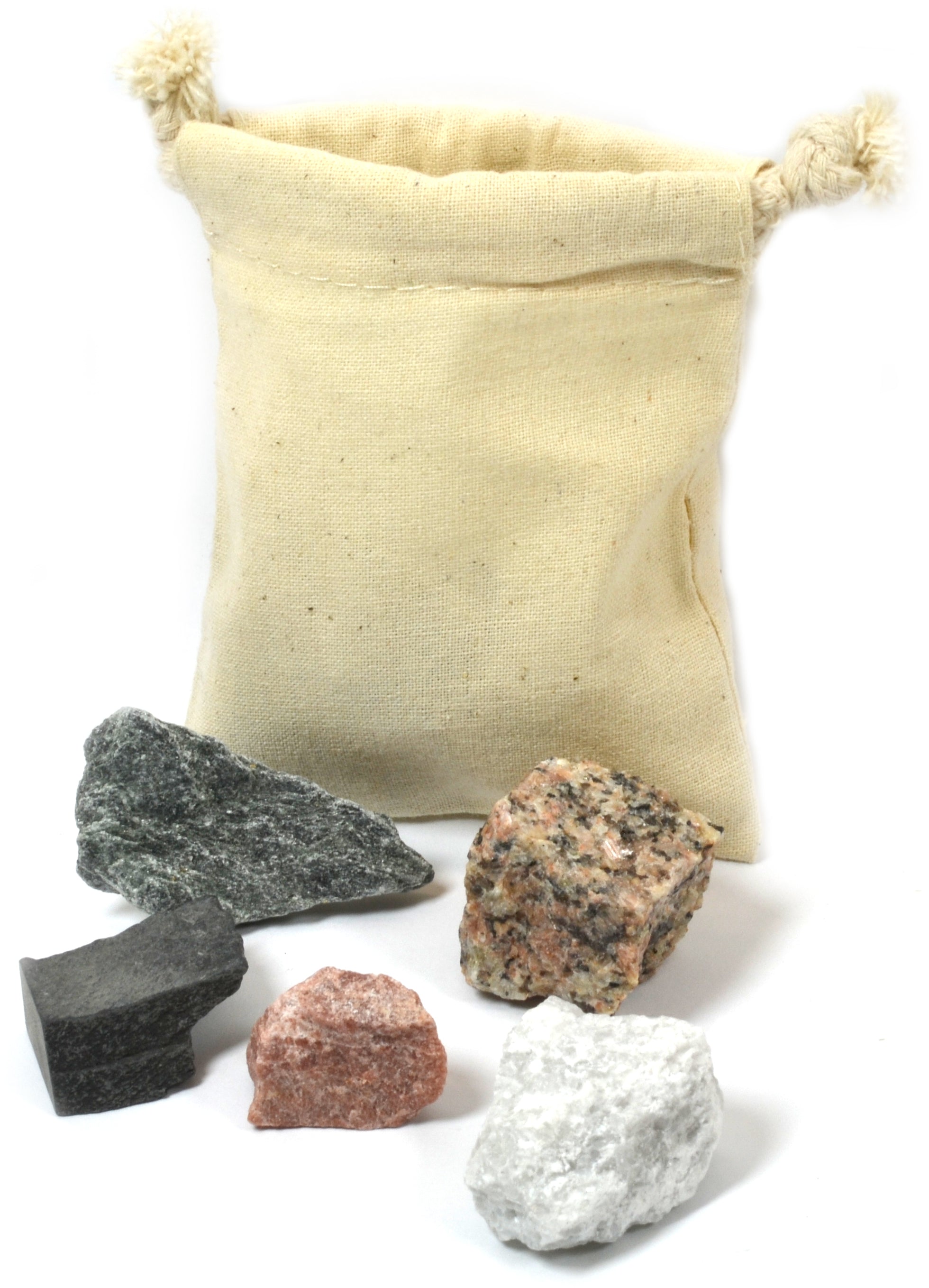 5-Piece Countertop Rocks Specimen Set of Commonly Used Tabletop Stones