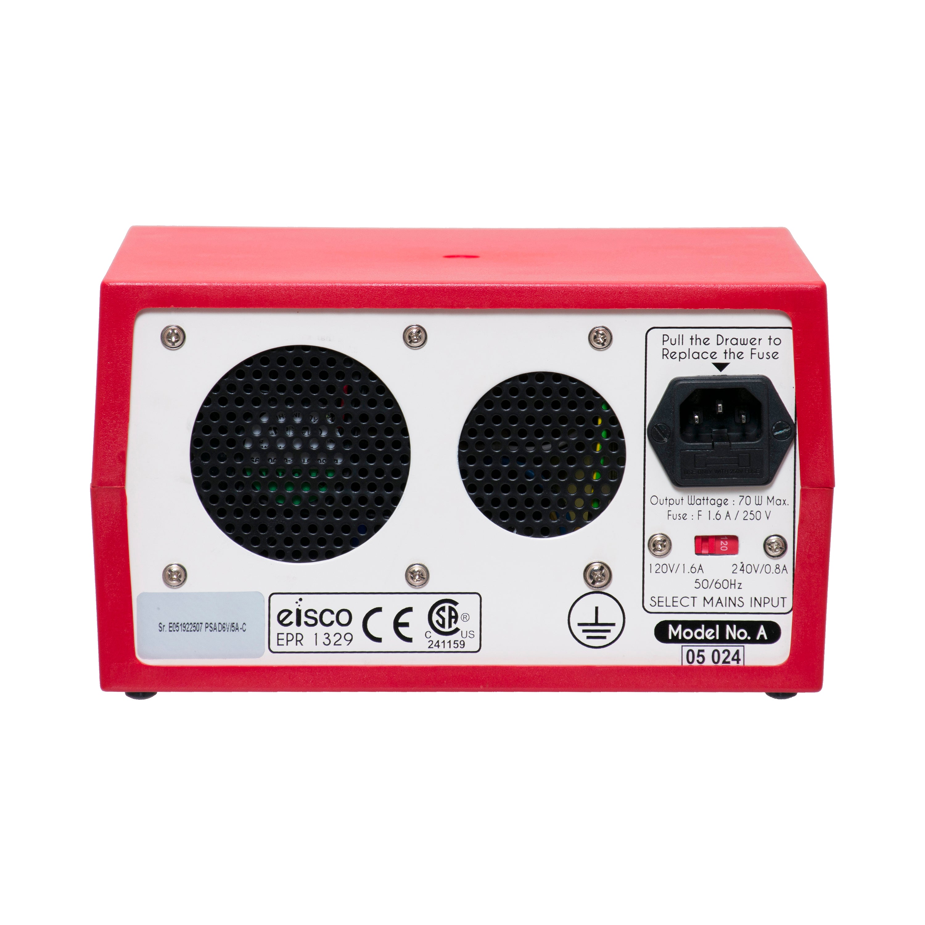 Regulated AC/DC Power Supply, 0-6V 5A