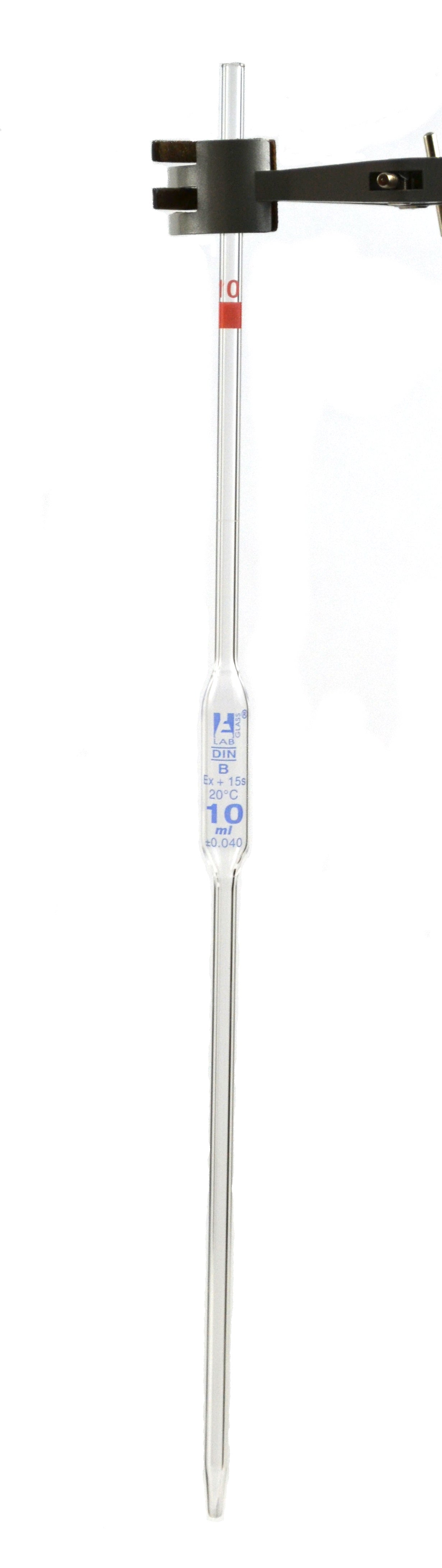 Volumetric Pipette, 10mL, 17 inch, Borosilicate Glass