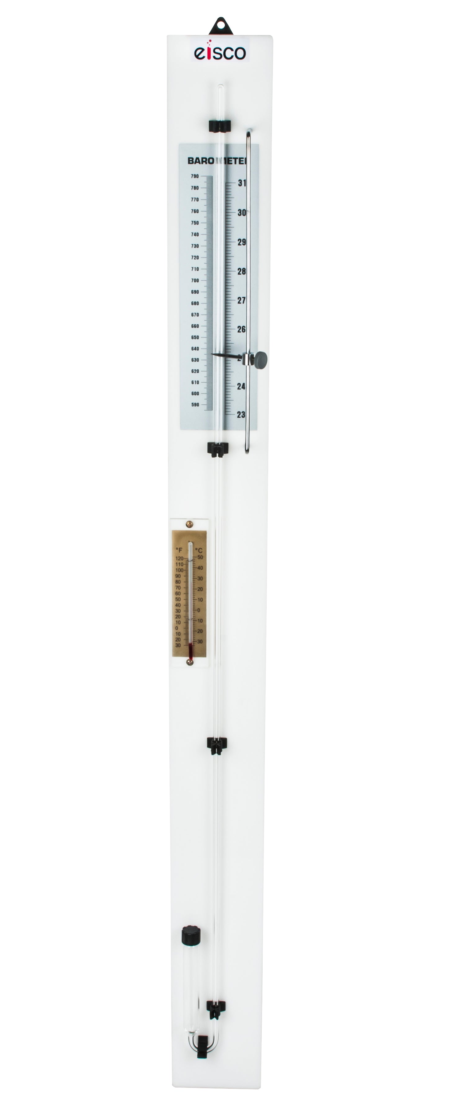 Syphon Barometer with Celsius and Fahrenheit Scales, 41" Long