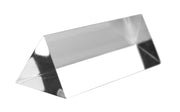 Equilateral Acrylic Prism, 75mm Length, 25mm Faces