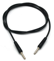 1000mm Black 4mm Double-Sided Connecting Lead