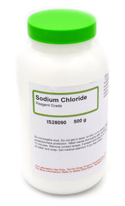 Sodium Chloride, 500g, Reagent Grade