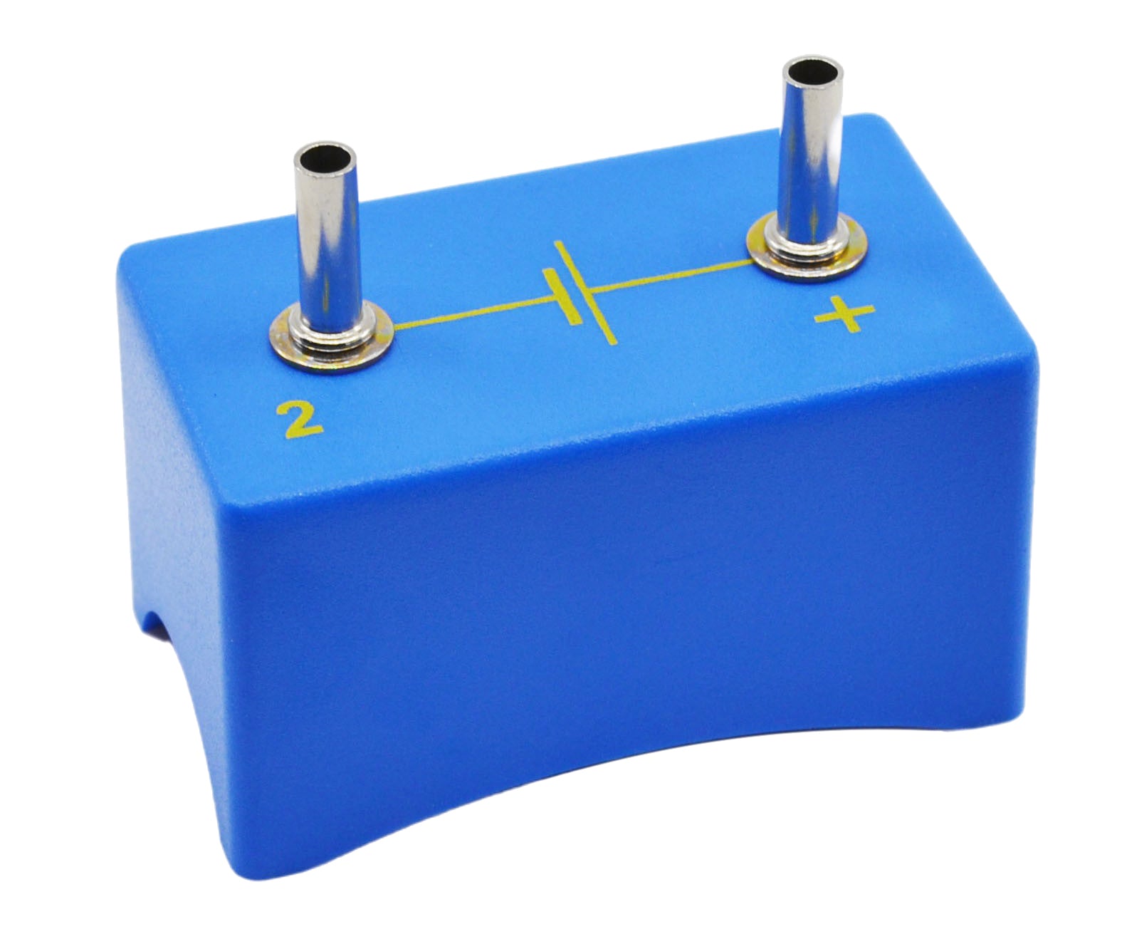 2" Battery Cell Holder with Two 4mm Sockets