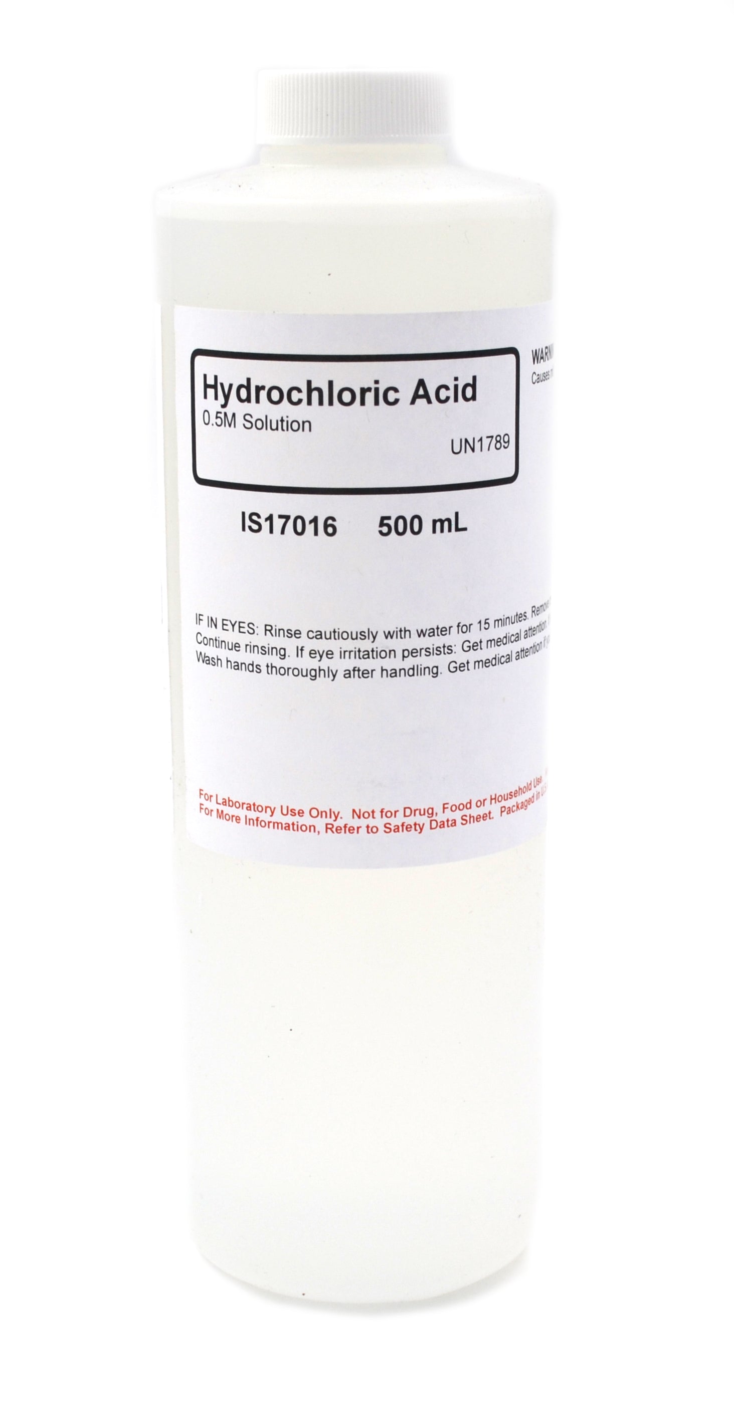 Hydrochloric Acid Solution, 0.5M, 500mL