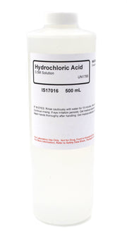 Hydrochloric Acid Solution, 0.5M, 500mL