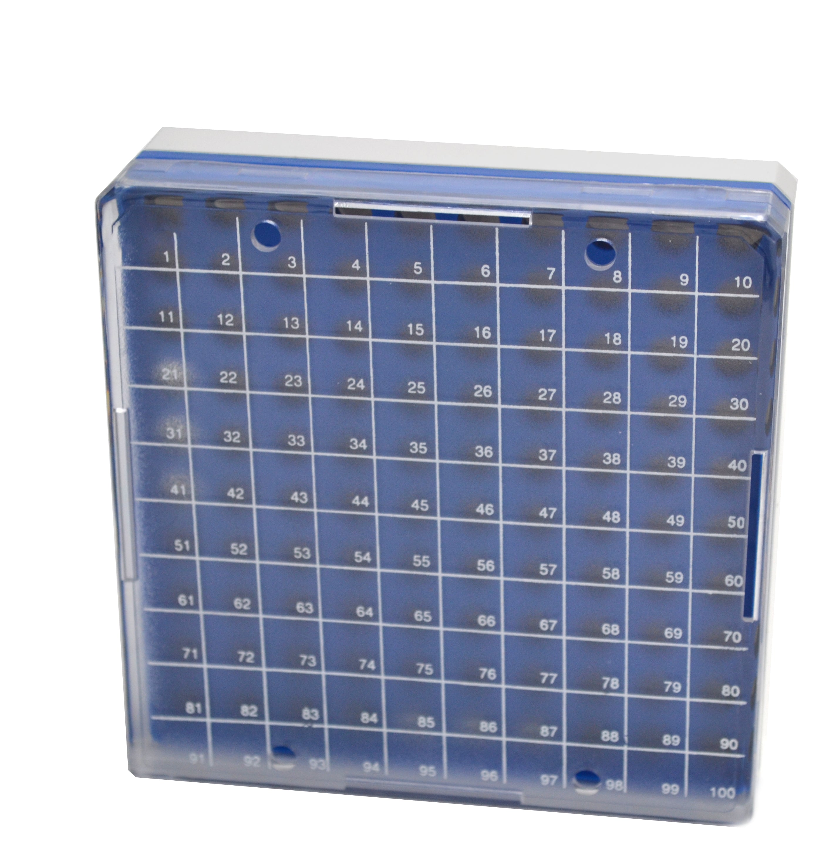 Polycarbonate MCT Box for 0.5mL Tubes, 100-Hole