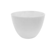 Low Form Glazed Silica Crucible, 100mL, No Lid