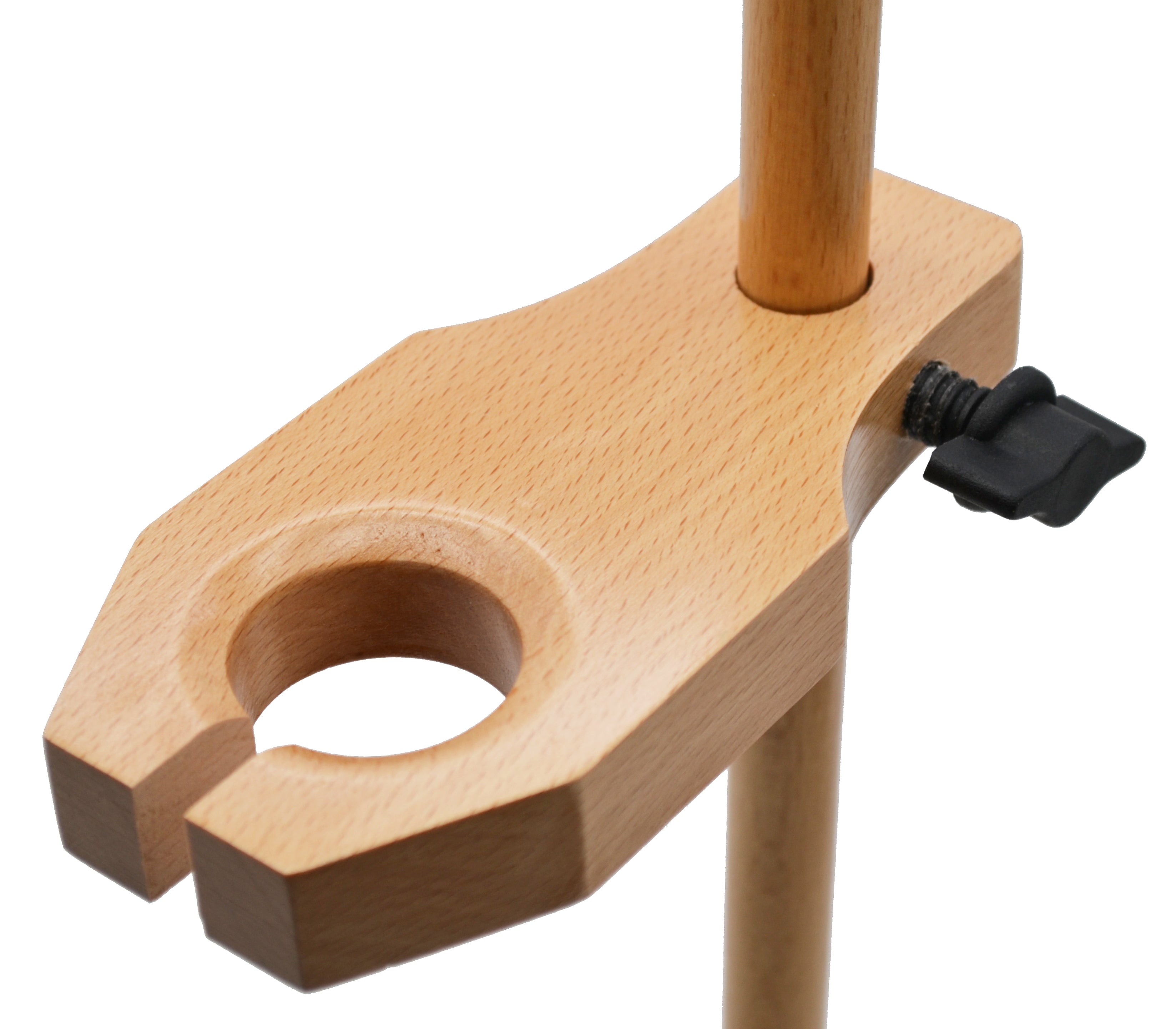 Adjustable Wooden Funnel Stand for 1 Funnel, 17" Tall, 1.5" Hole