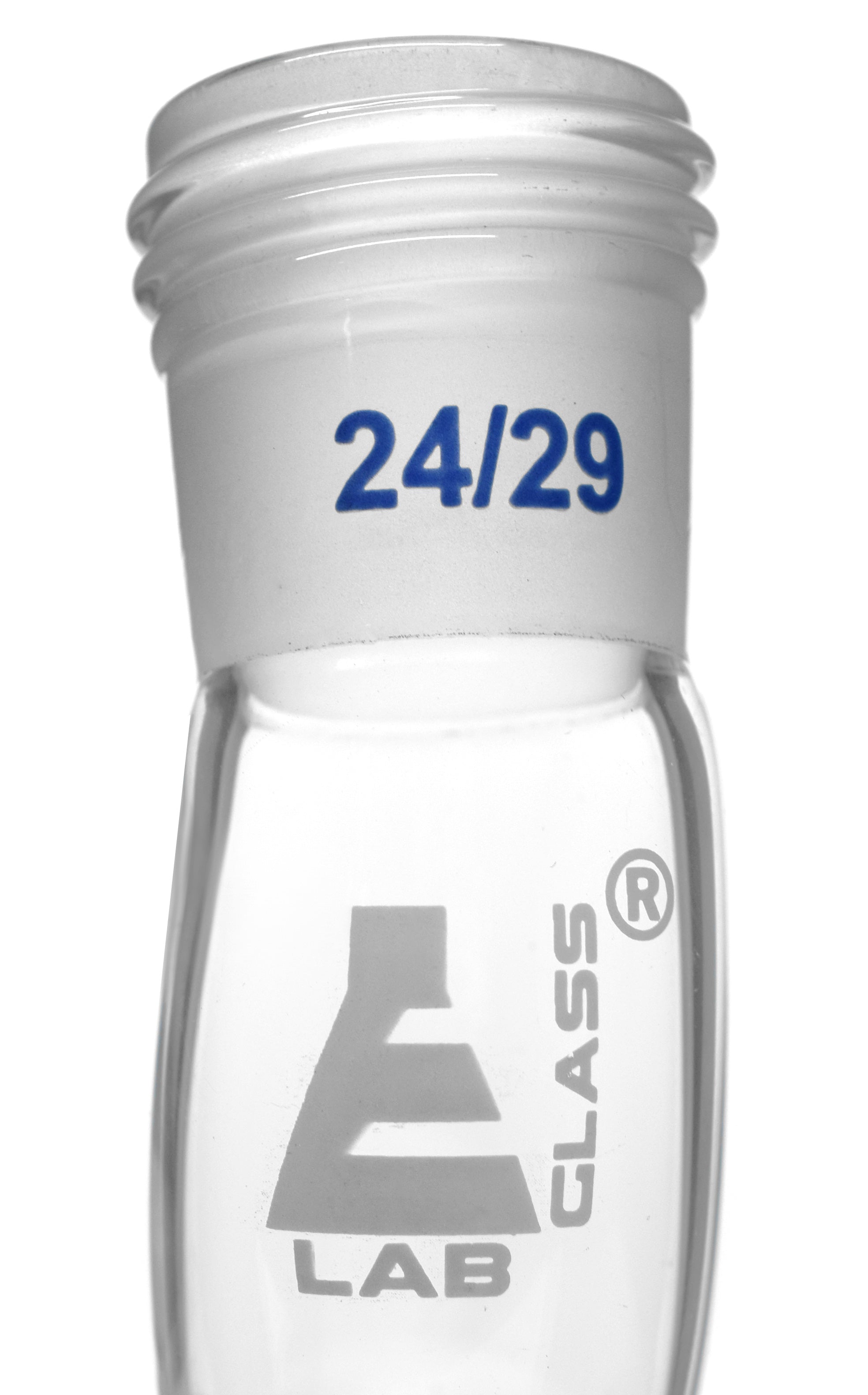 Screw-Thread Receiver Adapter, 24/29 Socket, 100mm, Borosilicate Glass