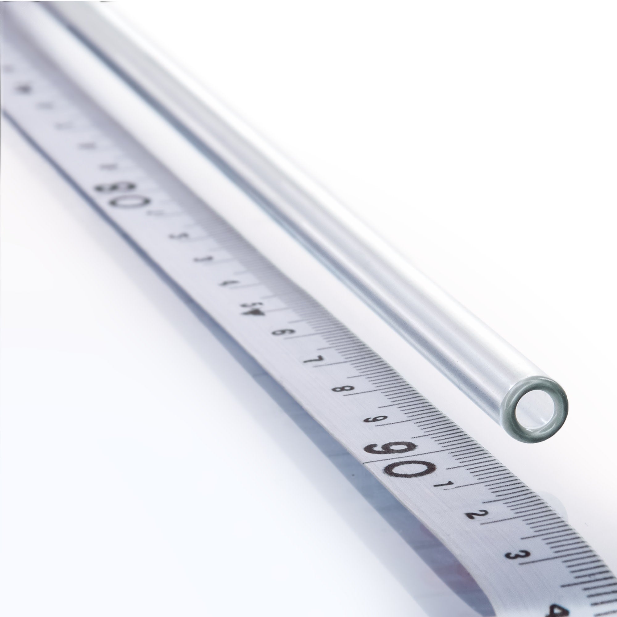 Straight Borosilicate Glass Barometer Tube, 90cm x 3-4mm Bore