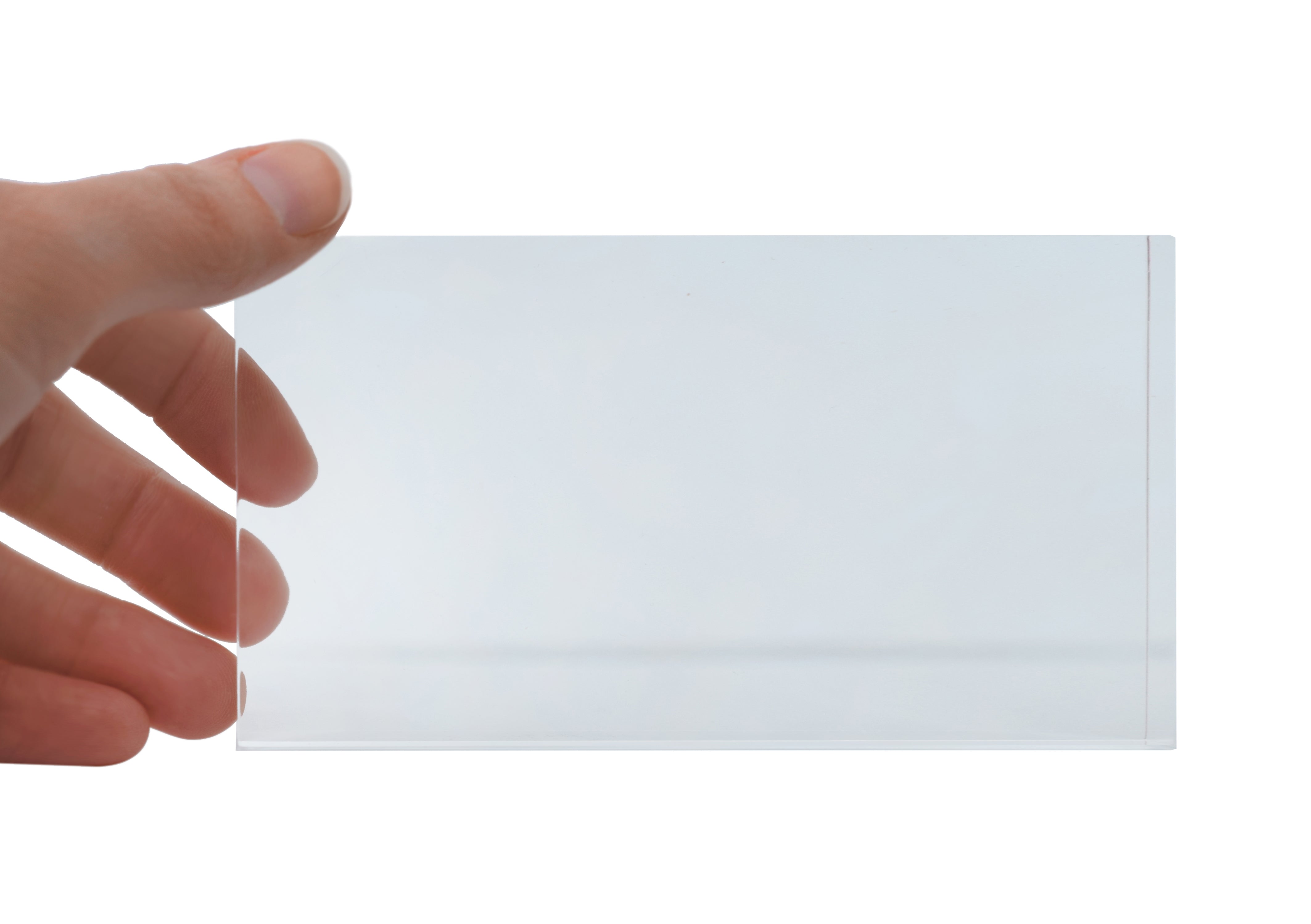 Rectangular Refraction Acrylic Block, 125 x 65 x 18mm