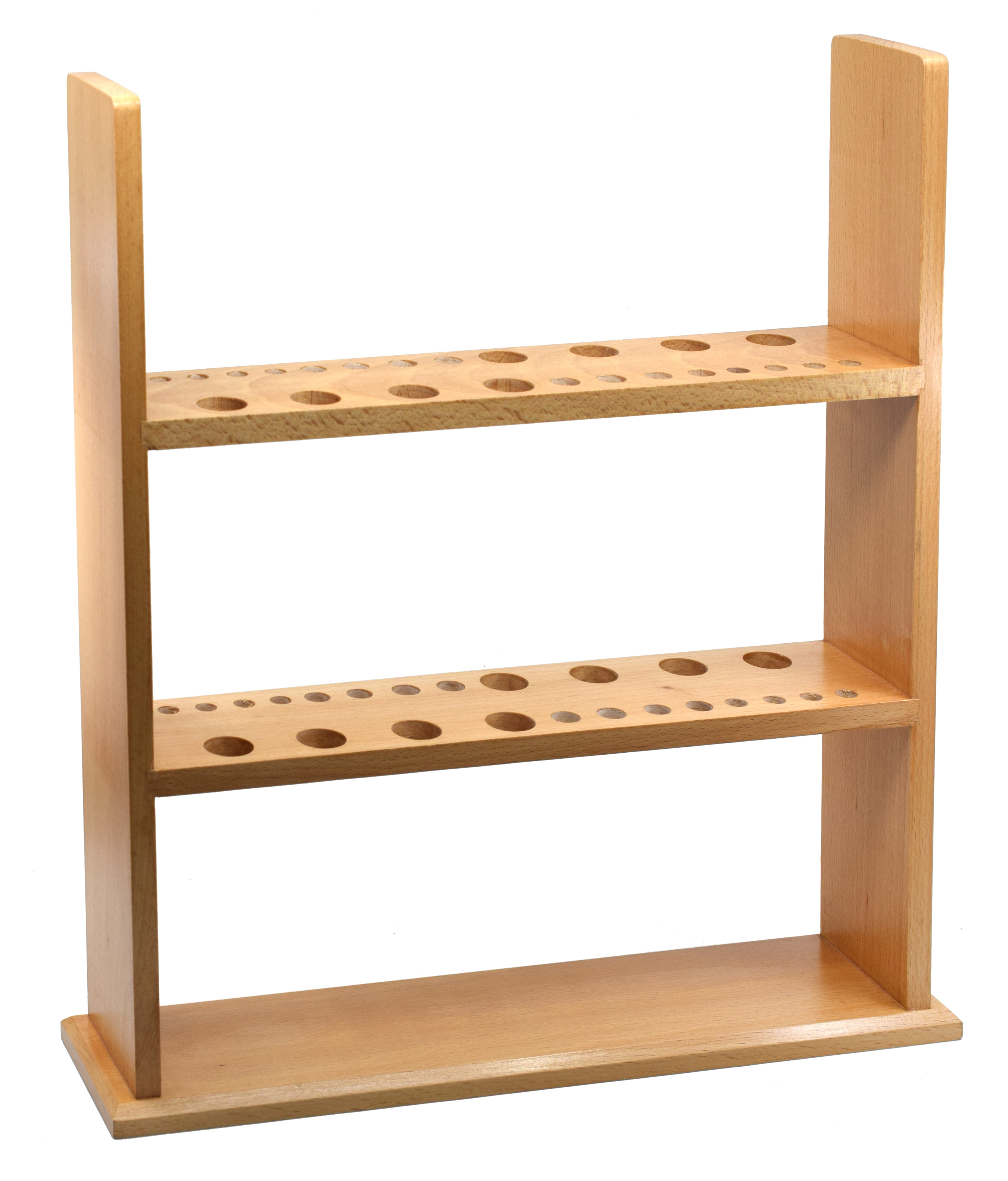 Wooden Pipette Rack for 24 Pipettes, Vertical, 16.25"