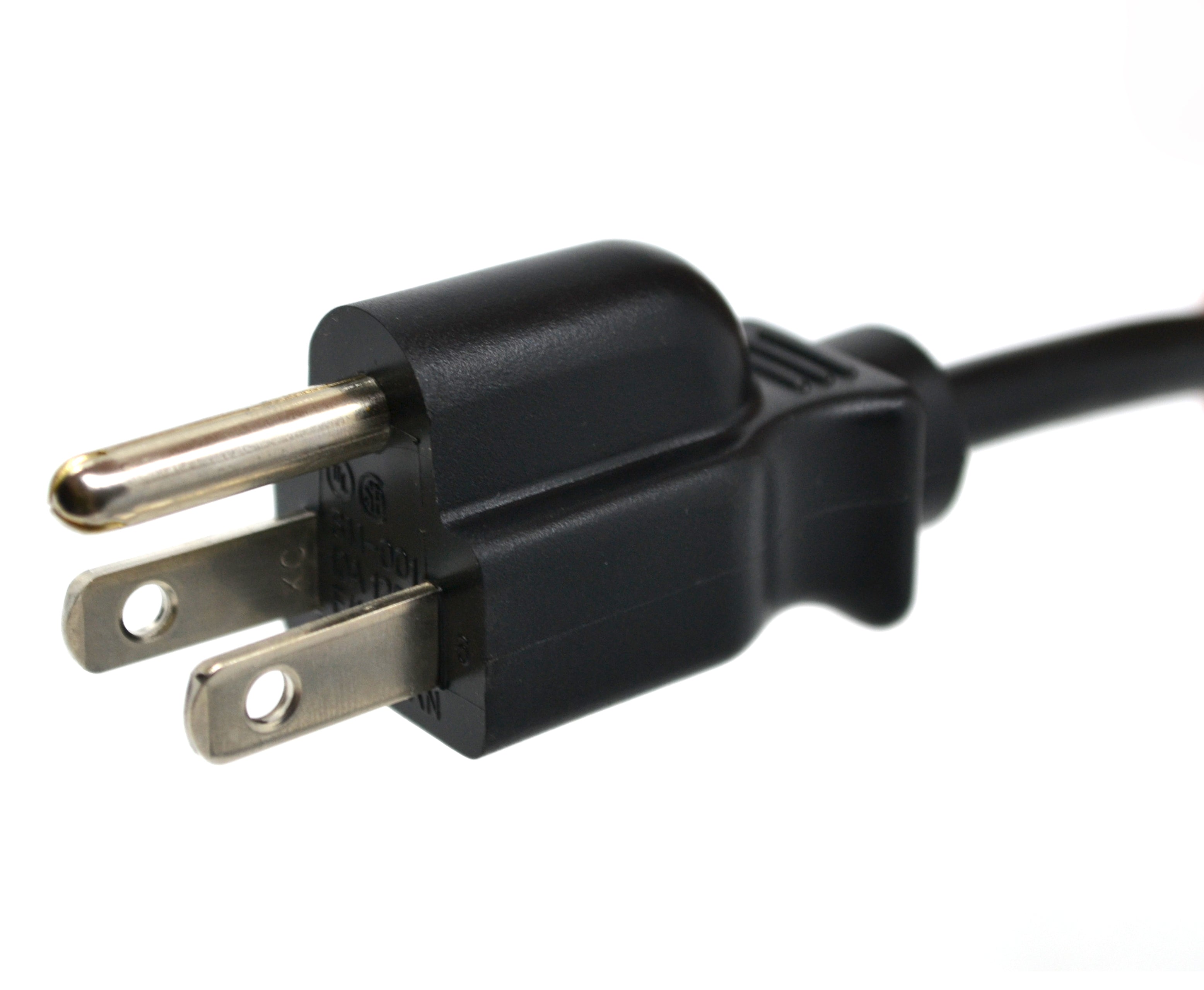 Universal 3-Prong Power Cord, 125V, 2m