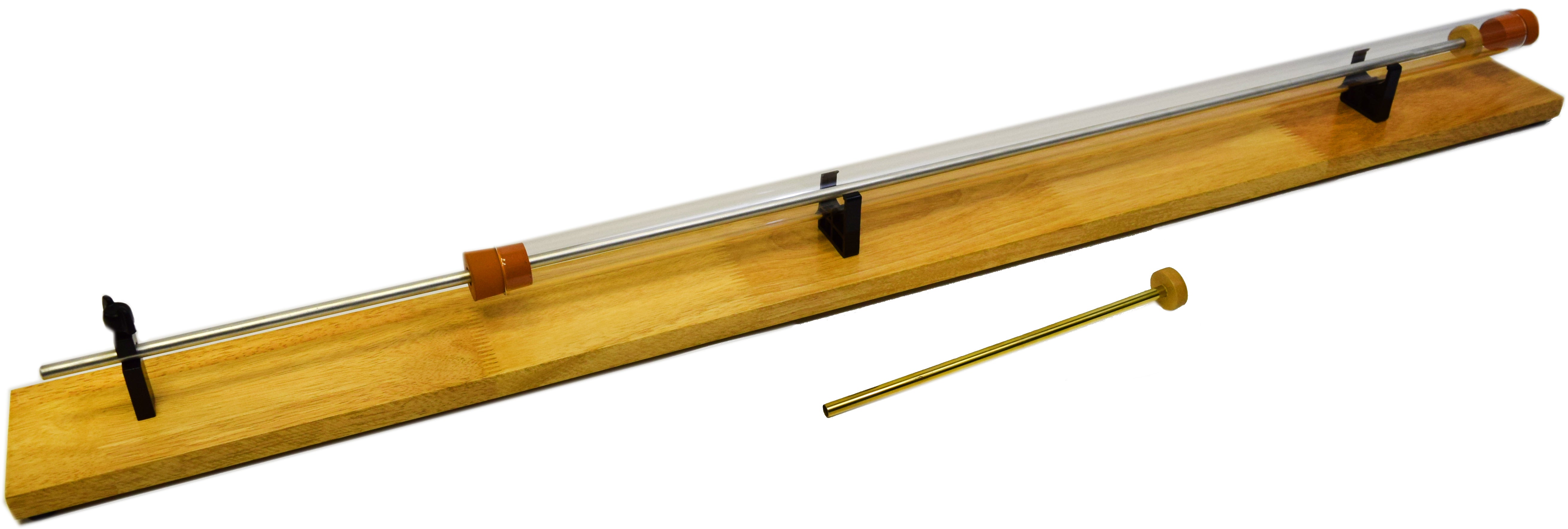 Kundt's Tube with Cork Piston and Wooden Base, 33"